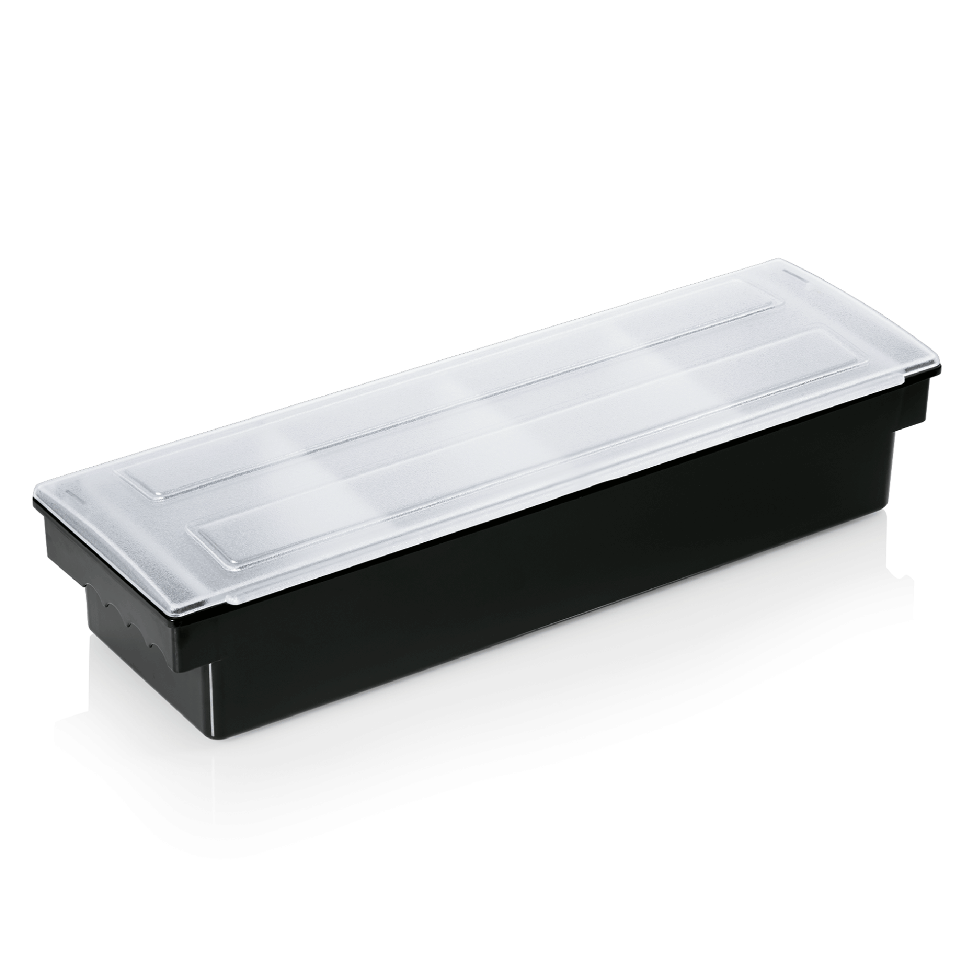 Zutatenbehälter mit 4 Einsätzen à 0,75 ltr., 50 x 16 x 9 cm, ABS Kunststoff/Polycarbonat 