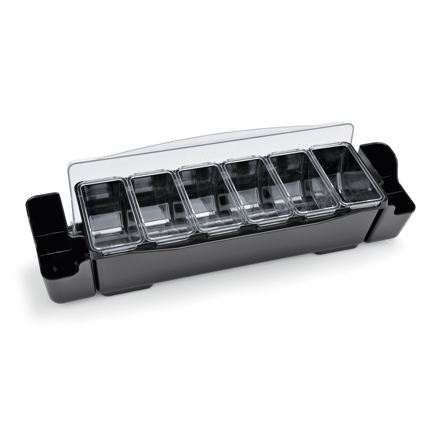 Zutatenbehälter mit 6 Einsätzen à 0,7 ltr., 57 x 15 x 18 cm, ABS, Polycarbonat 