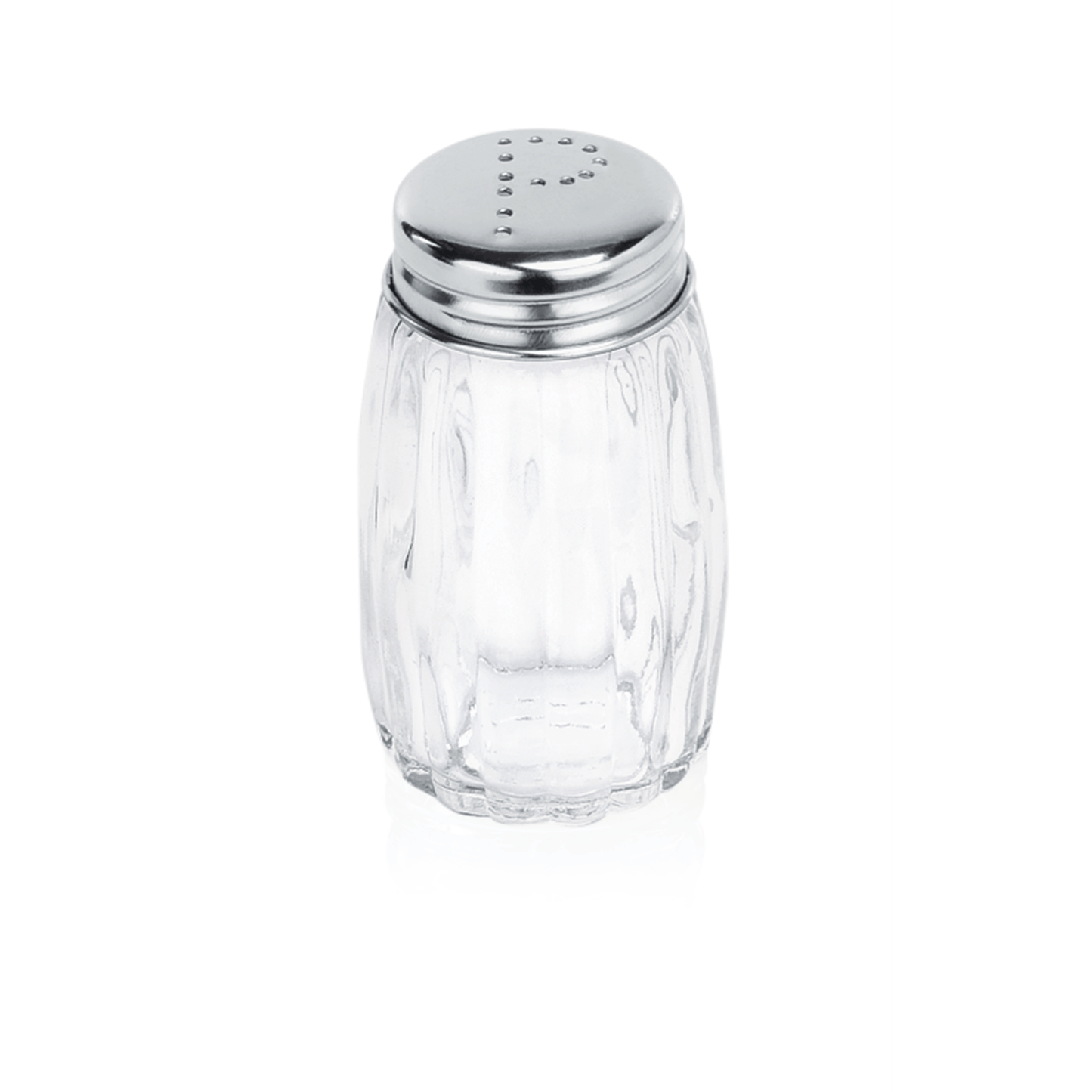 Pfefferstreuer Set, Ø 3,5 cm, Höhe 7 cm, Set á 12 Stück, Edelstahl, Glas  
