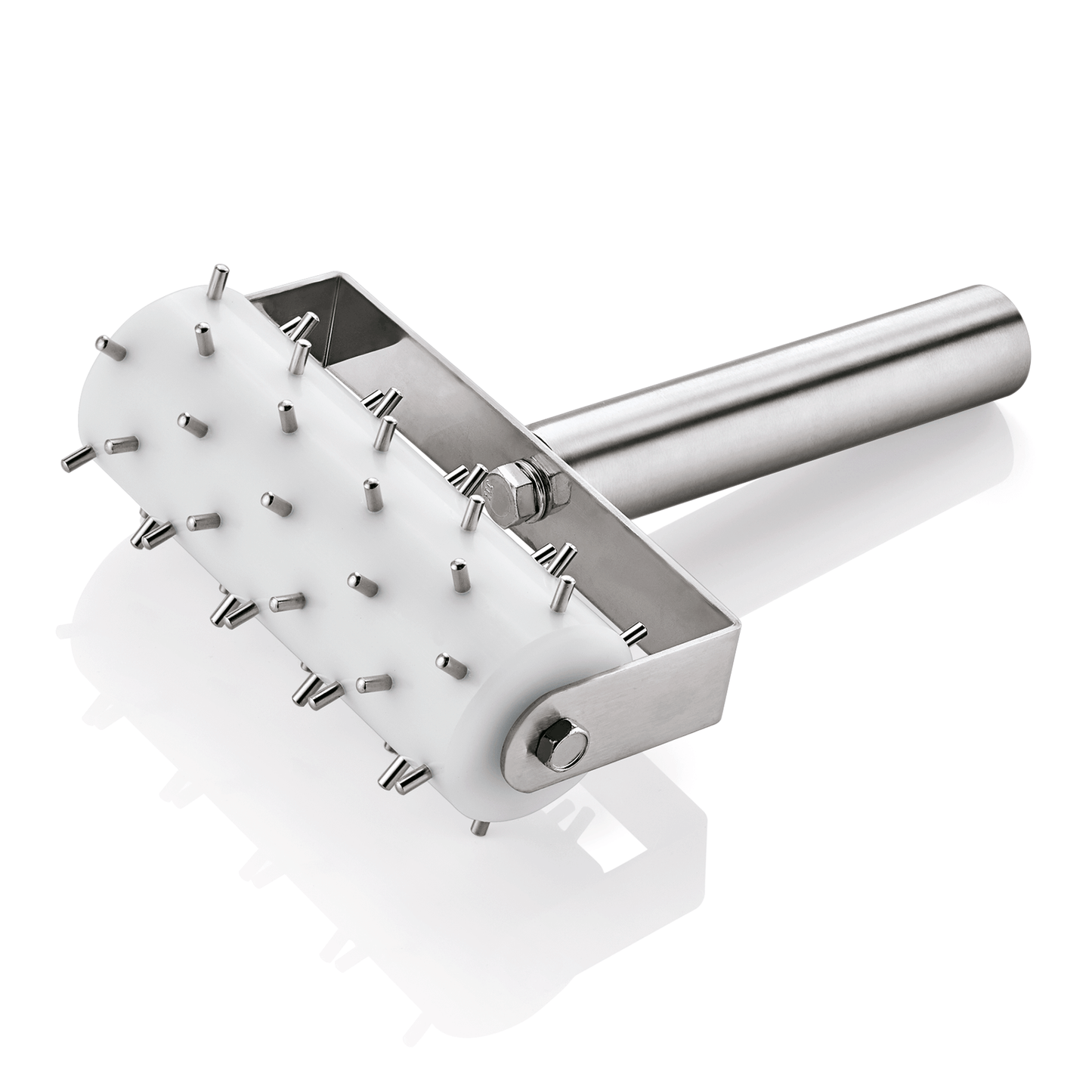 Stipproller mit 0,5 cm langen Stippen, 20,5 x 14 cm, Chromnickelstahl, Plastic 
