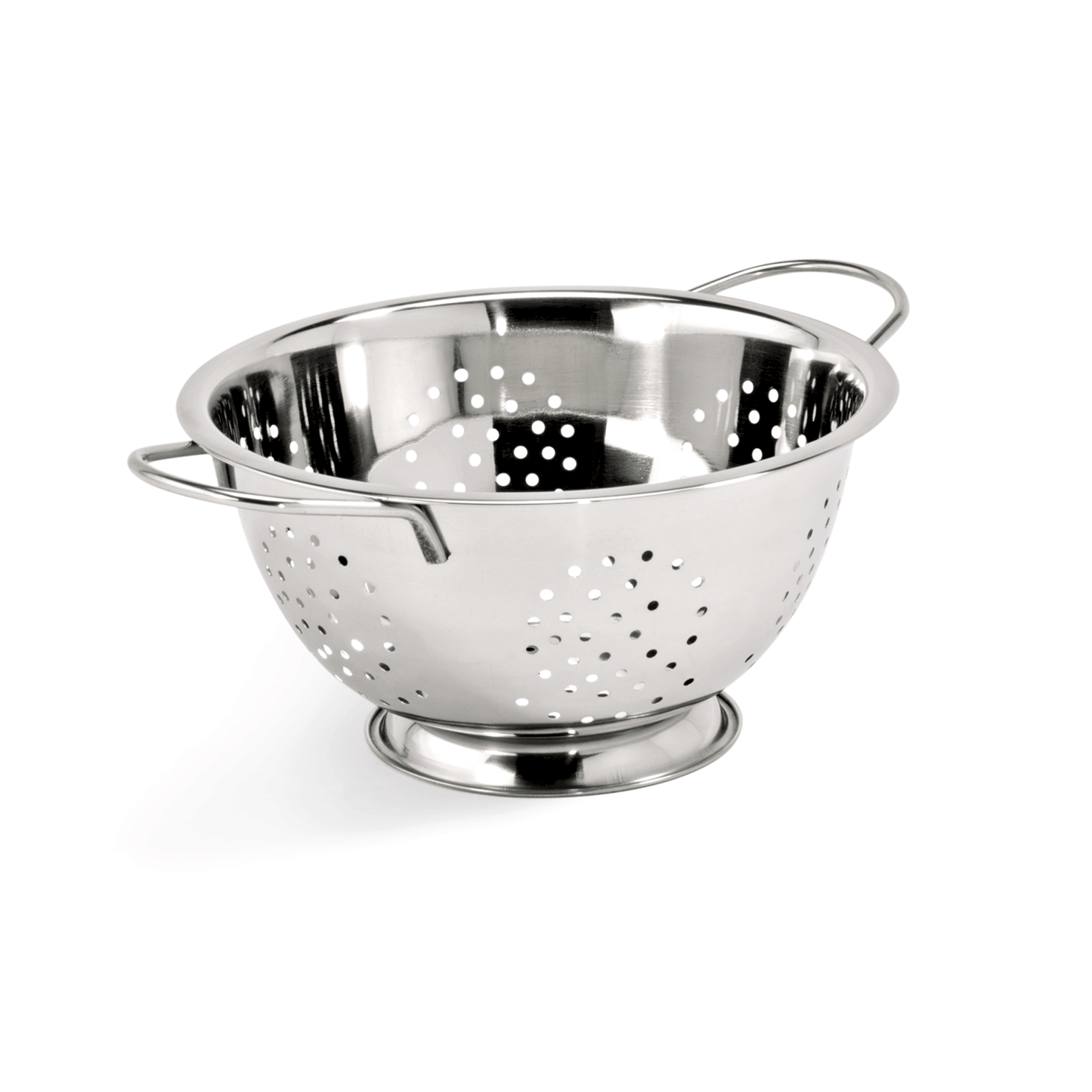 Seiher, Ø 28 cm, Perforierung Ø 4 mm, Chromnickelstahl 