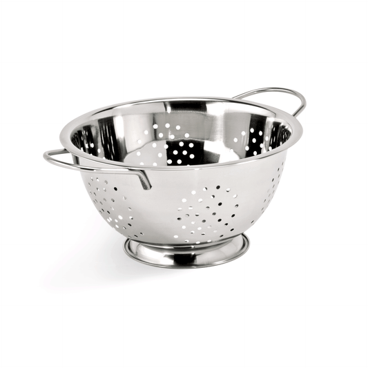 Seiher, Ø 28 cm, Perforierung Ø 4 mm, Chromnickelstahl 