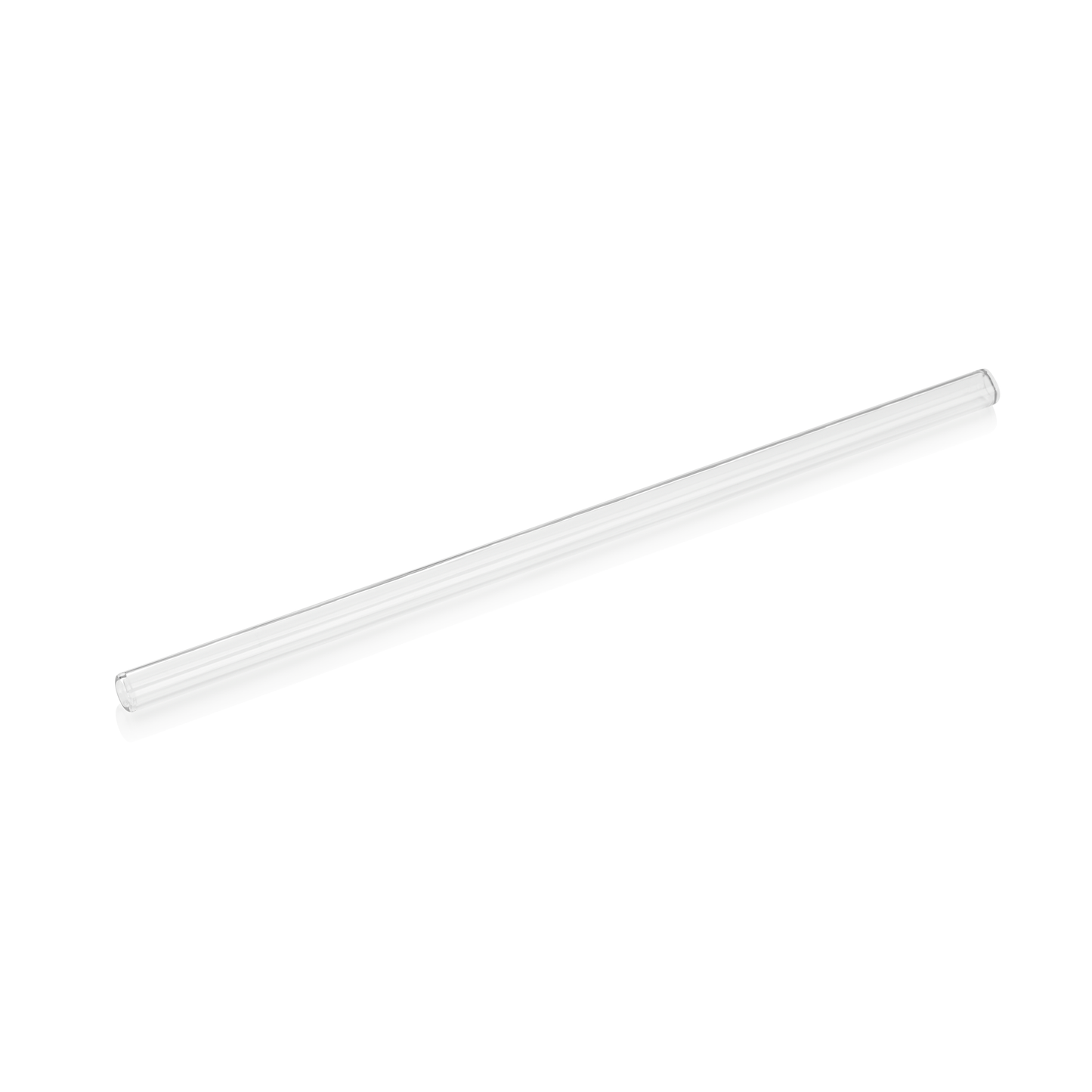 Glastrinkhalm mit Bürste Set, Ø 8 mm, 20 cm, Set á 50 Stück, Glas 
