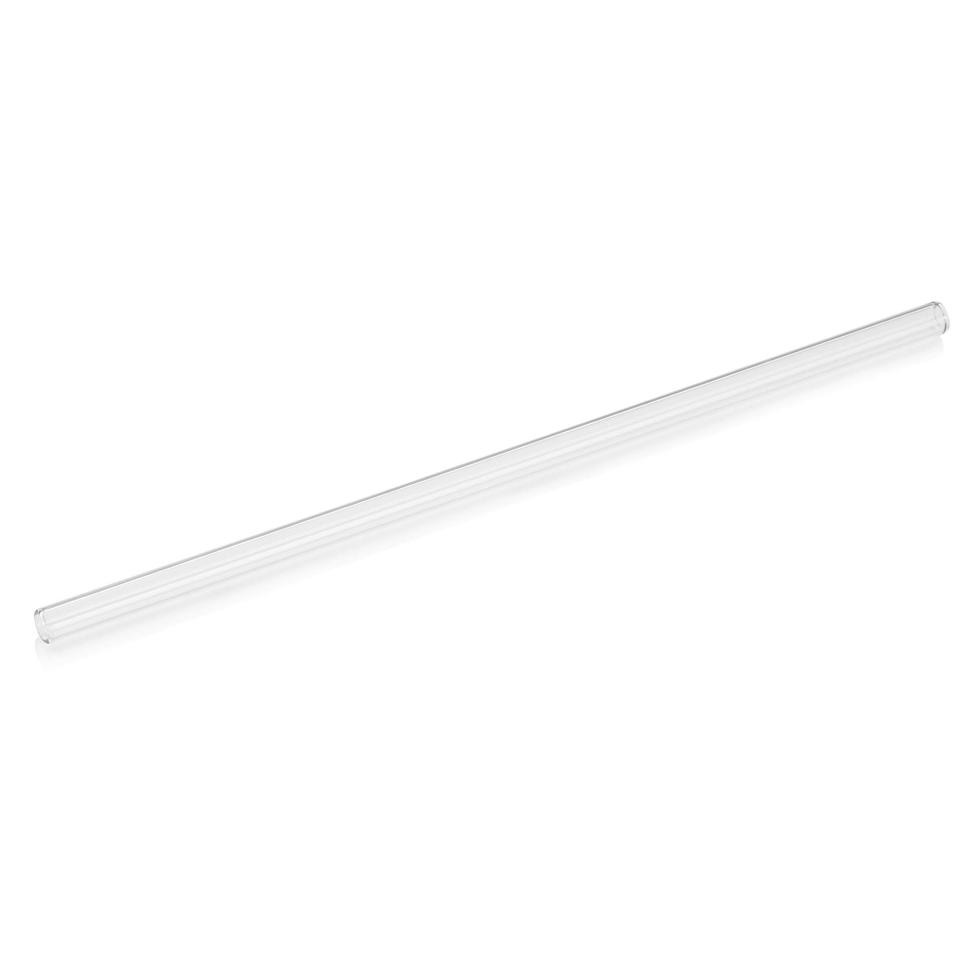 Glastrinkhalm mit Bürste Set, Ø 8 mm, 23 cm, Set á 10 Stück, Glas 