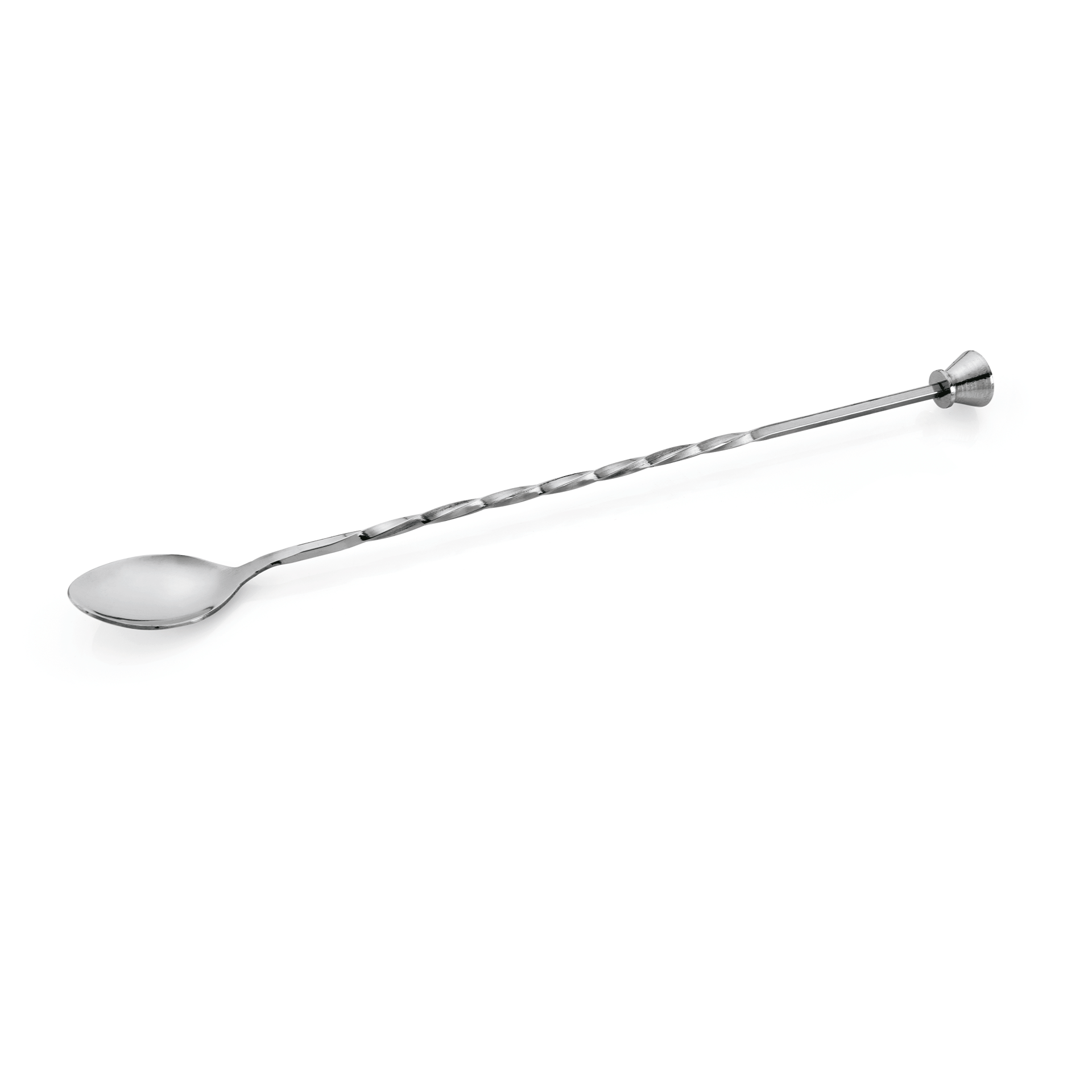 Barlöffel, 28,5 cm, Twisted, Chromnickelstahl  