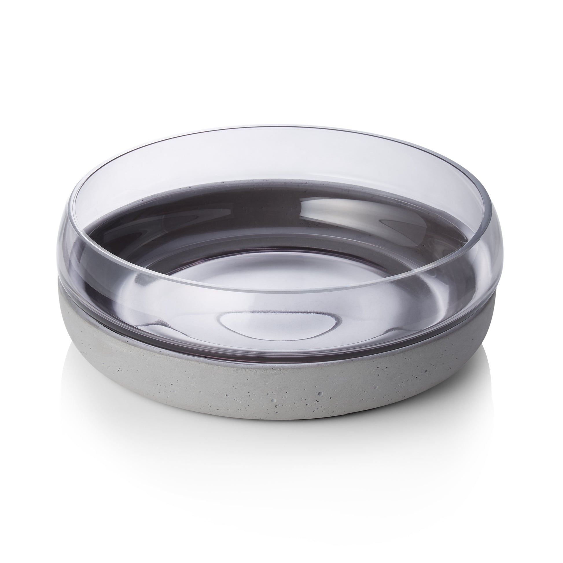 Fusion Bowl, Ø 22 cm, Höhe 8 cm, Beton, Glas, Ethylenvinylacetat 