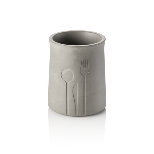 Besteckbehälter Mare, Ø 11 cm, Höhe 14,5 cm, Beton, Ethylenvinylacetat 