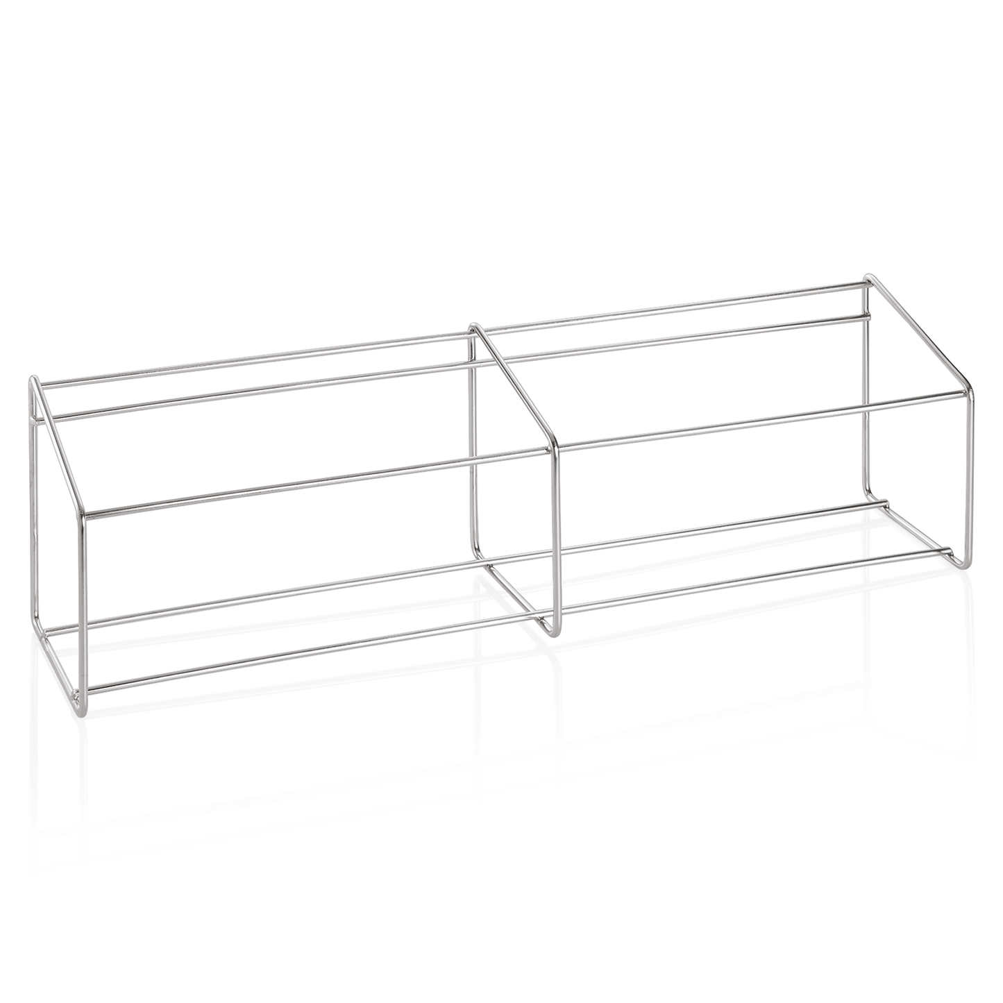 GN Behälterhalter 1/3, 68,5 x 17,5 cm, Für GN 1/3, 1/6 und 1/9, Chromnickelstahl 
