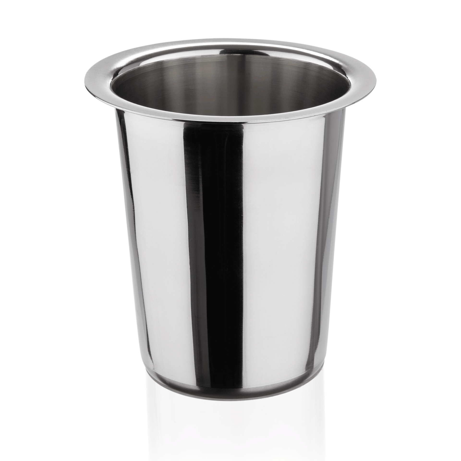 Besteckköcher, Ø 11,5 cm, Höhe 12 cm, Edelstahl 