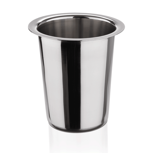 Besteckköcher, Ø 11,5 cm, Höhe 12 cm, Edelstahl 