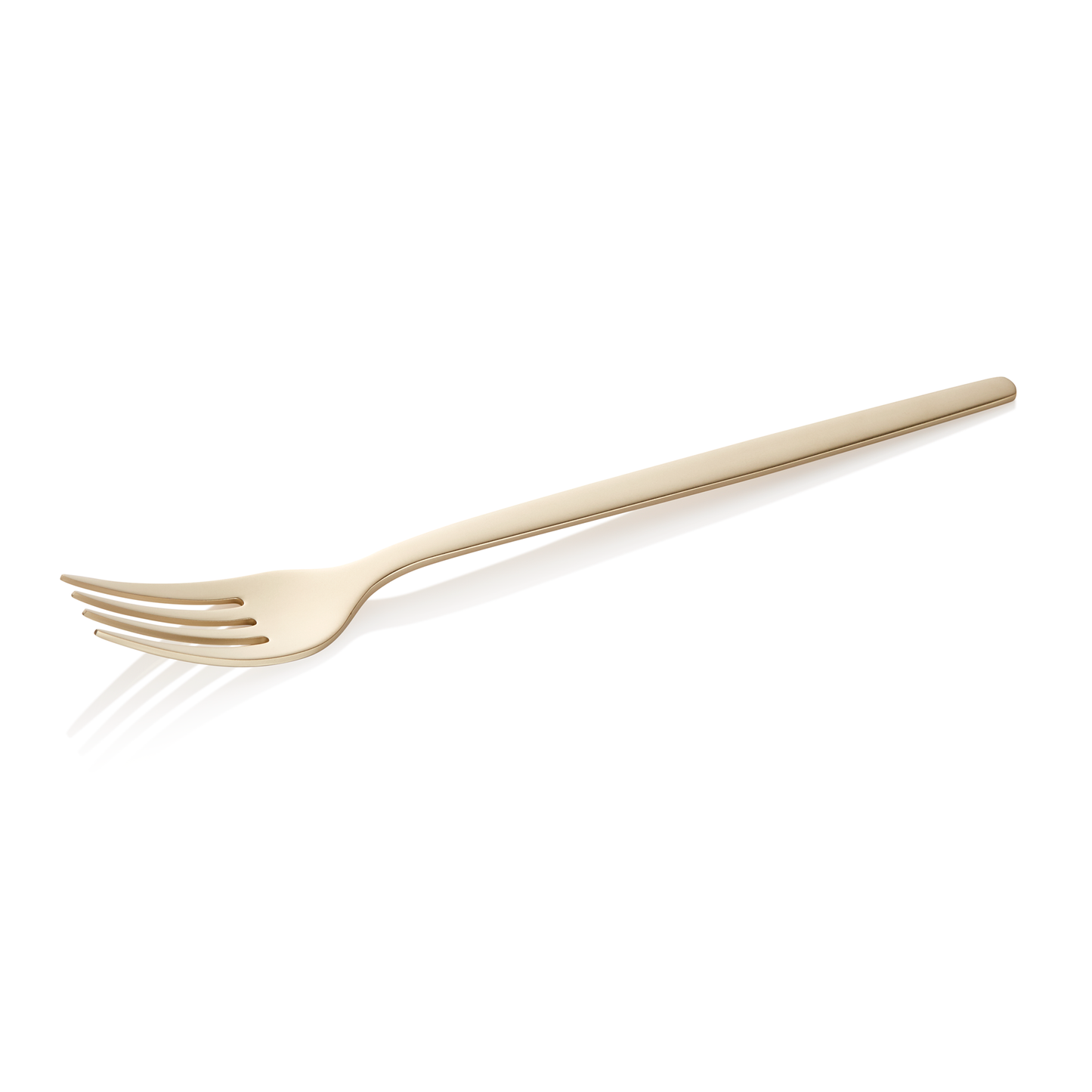 Menügabel ALEX CHAMPAGNE, mit champagner, matte PVD Beschichtung, 21 cm, Set á 12 Stück, Chromnickelstahl 18/10
