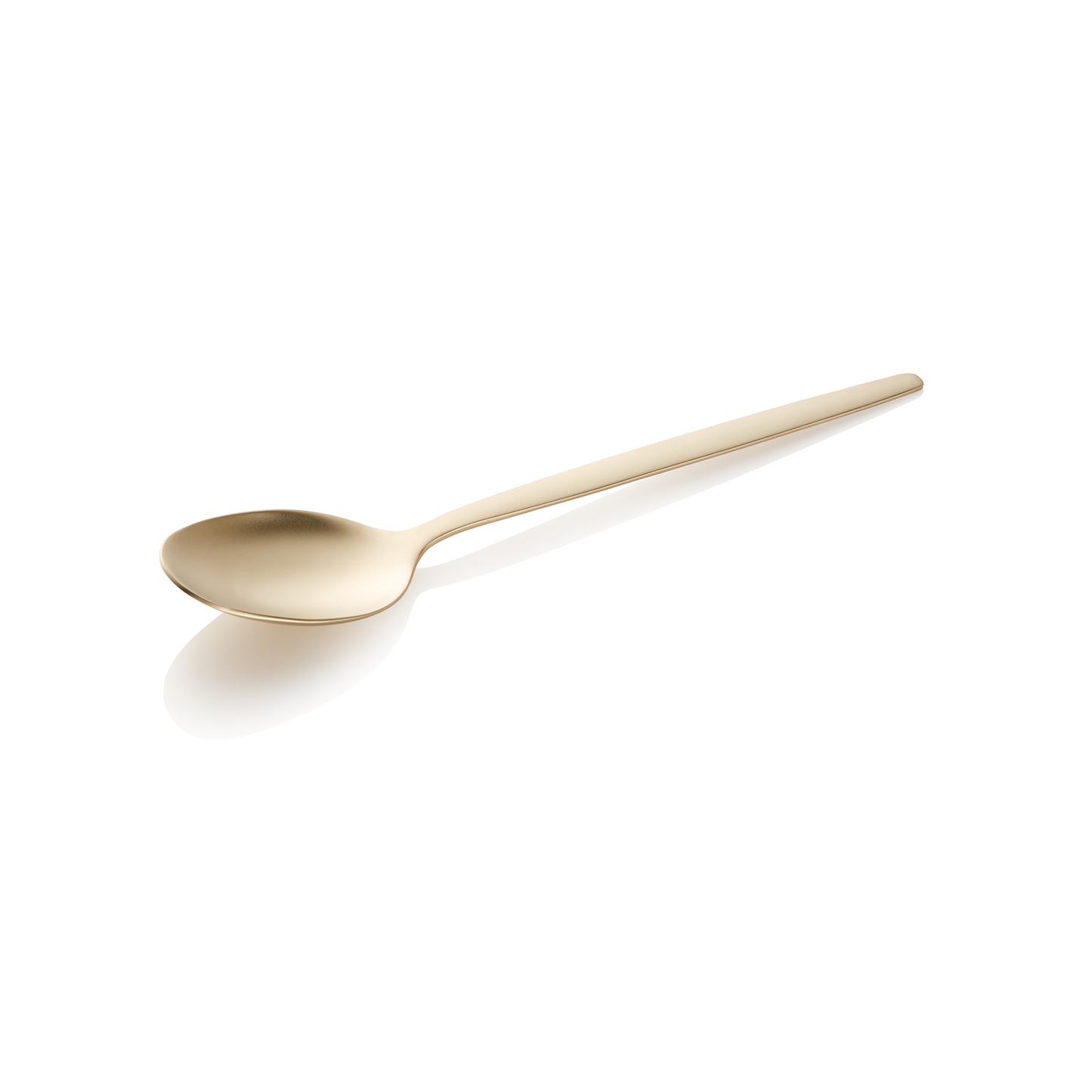 Dessertlöffel ALEX CHAMPAGNE, mit champagner, matte PVD Beschichtung, 16 cmSet á 12 Stück, Chromnickelstahl 18/10