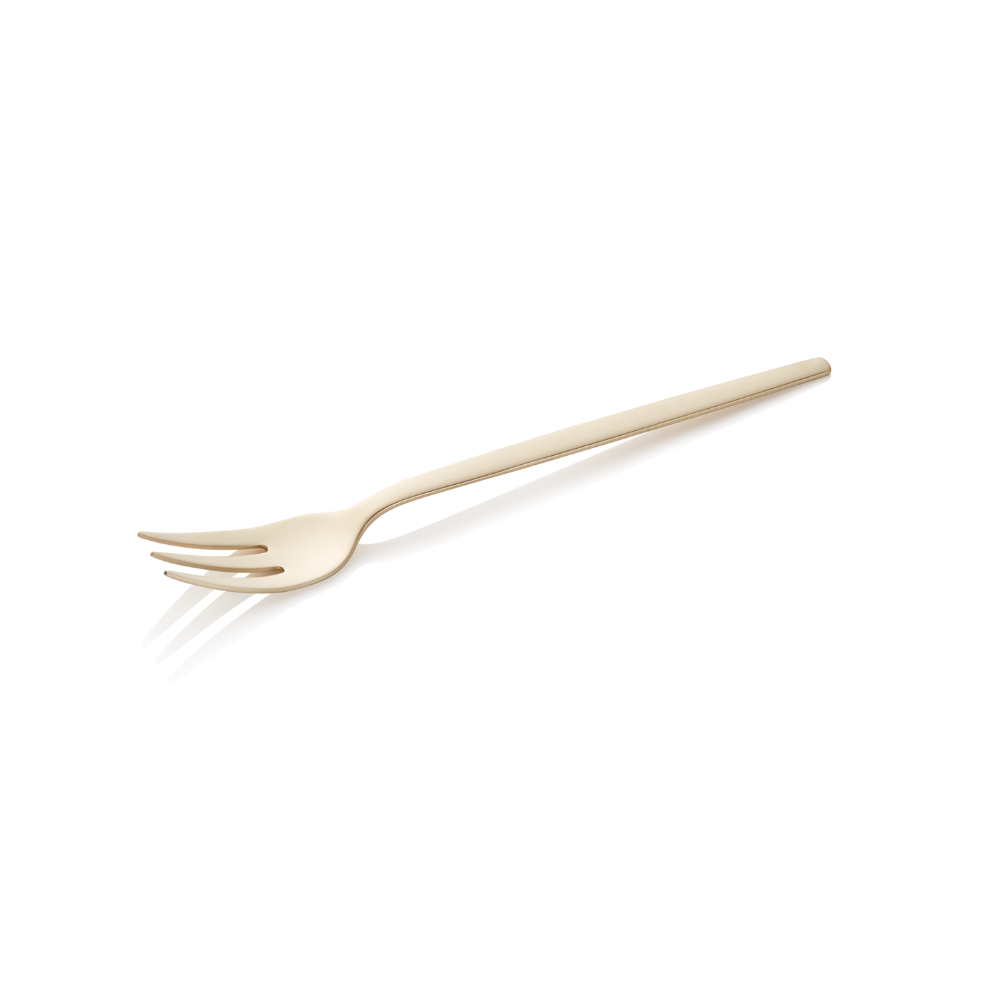 Dessertgabel ALEX CHAMPAGNE, mit champagner, matte PVD Beschichtung, 16 cm, Set á 12 Stück, Chromnickelstahl 18/10