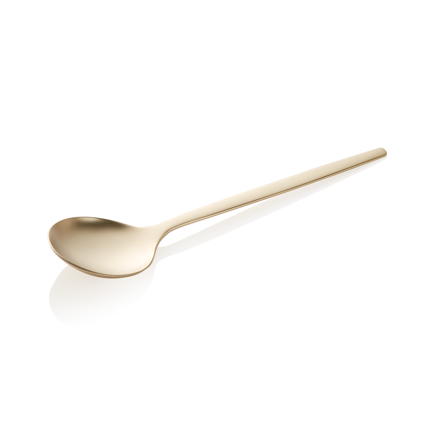 Suppenlöffel ALEX CHAMPAGNE, mit champagner, matte PVD Beschichtung, 18 cm, Set á 12 Stück, Chromnickelstahl 18/10