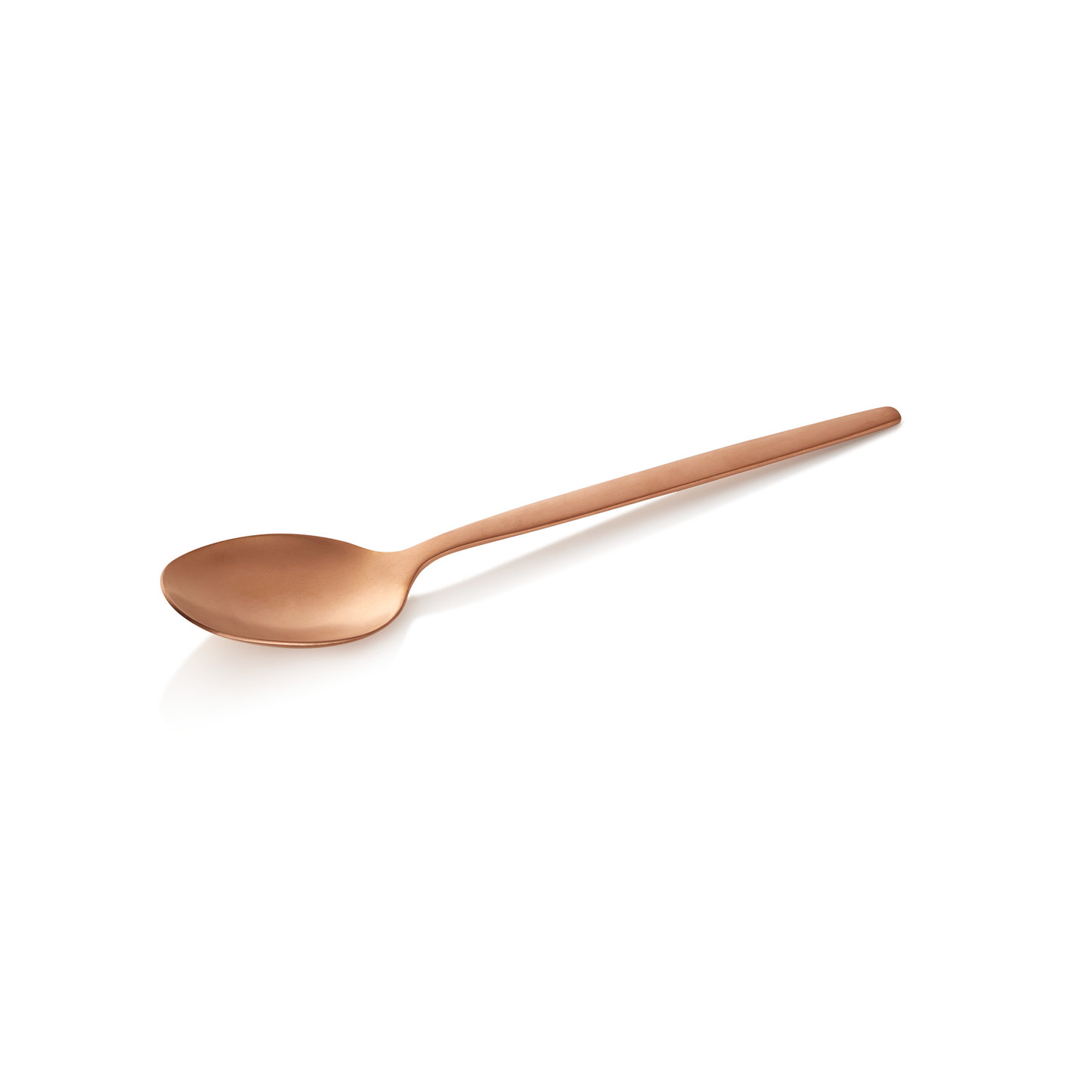 Dessertlöffel ALEX BRONZE, mit bronze, matte PVD Beschichtung, 16 cm, Set á 12 Stück, Chromnickelstahl 18/10