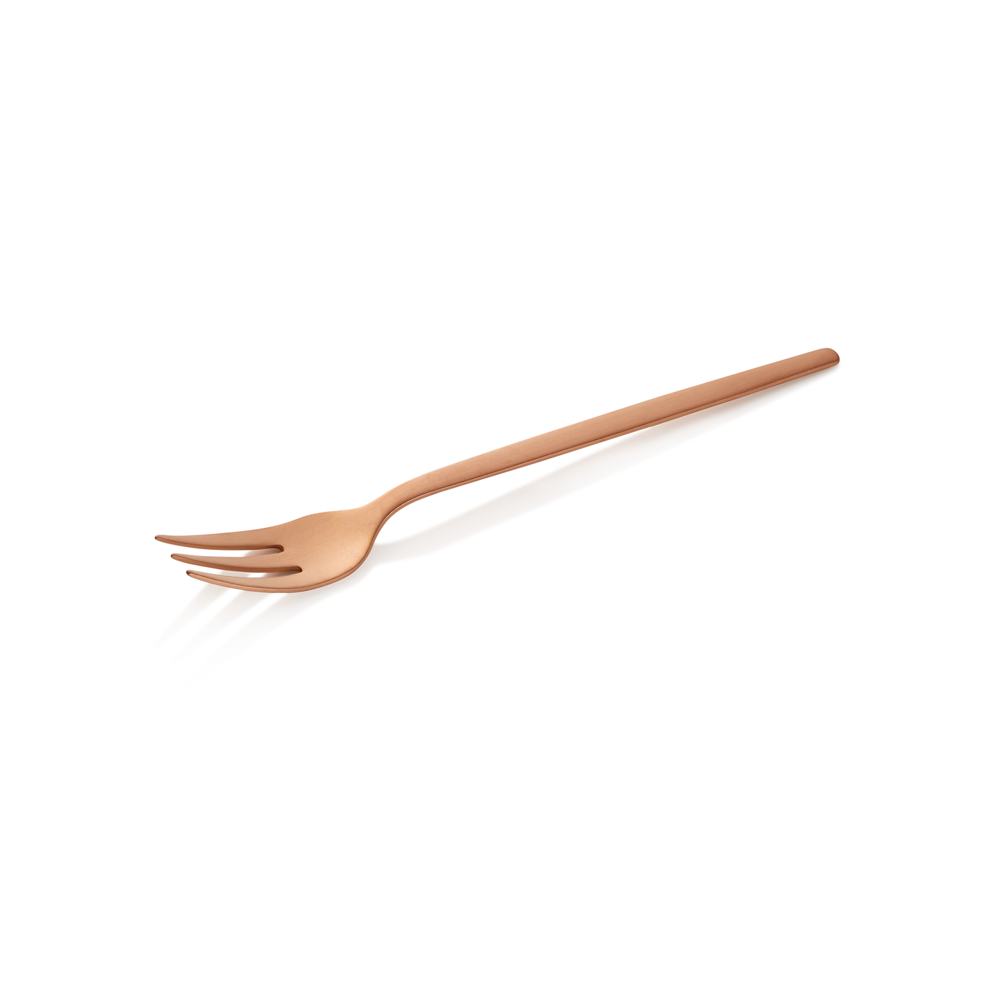 Dessertgabel ALEX BRONZE, mit bronze, matte PVD Beschichtung, 16 cm, Set á 12 Stück, Chromnickelstahl 18/10