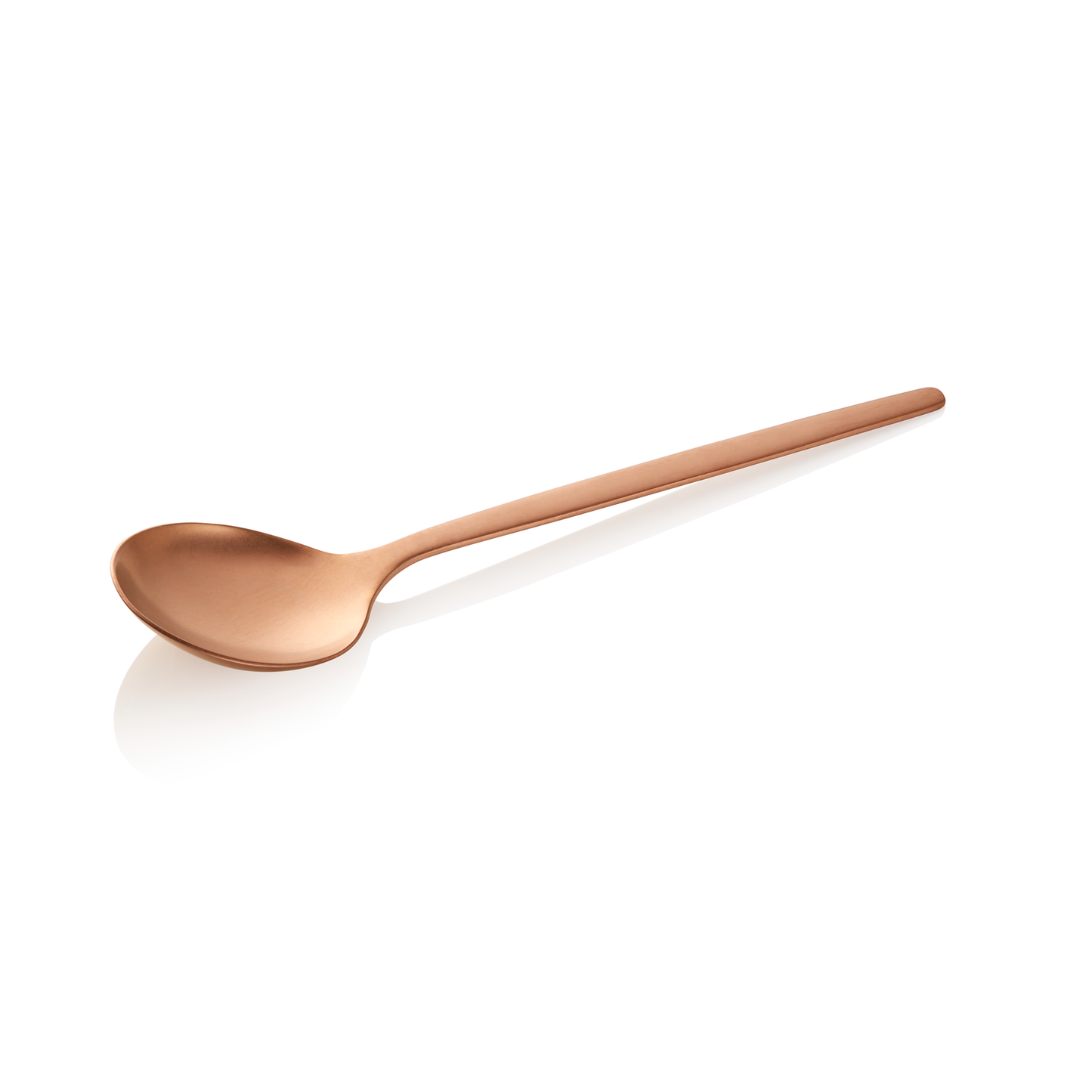 Suppenlöffel ALEX BRONZE, mit bronze, matte PVD Beschichtung, 18 cm, Set á 12 Stück, Chromnickelstahl 18/10