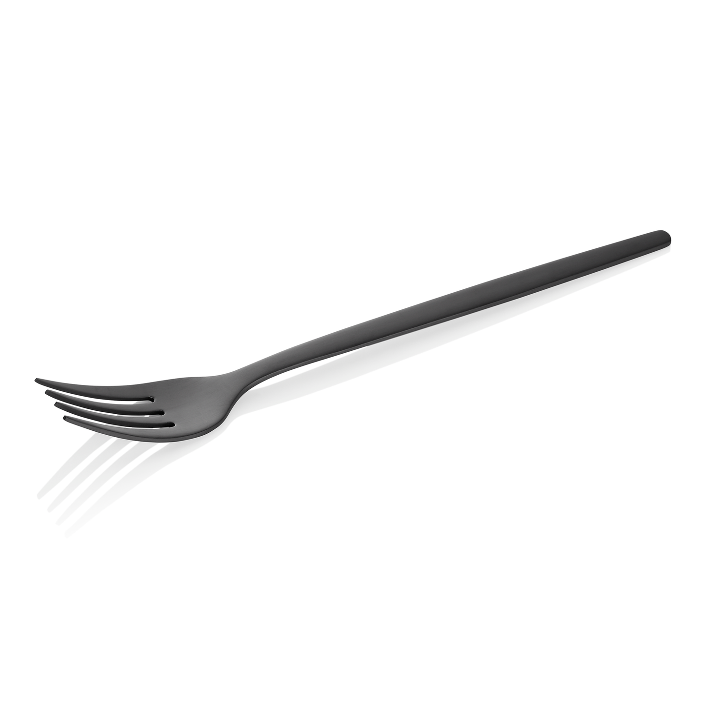 Menügabel ALEX BLACK, mit schwarz, matte PVD Beschichtung, 21 cm, Set á 12 Stück, Chromnickelstahl 18/10