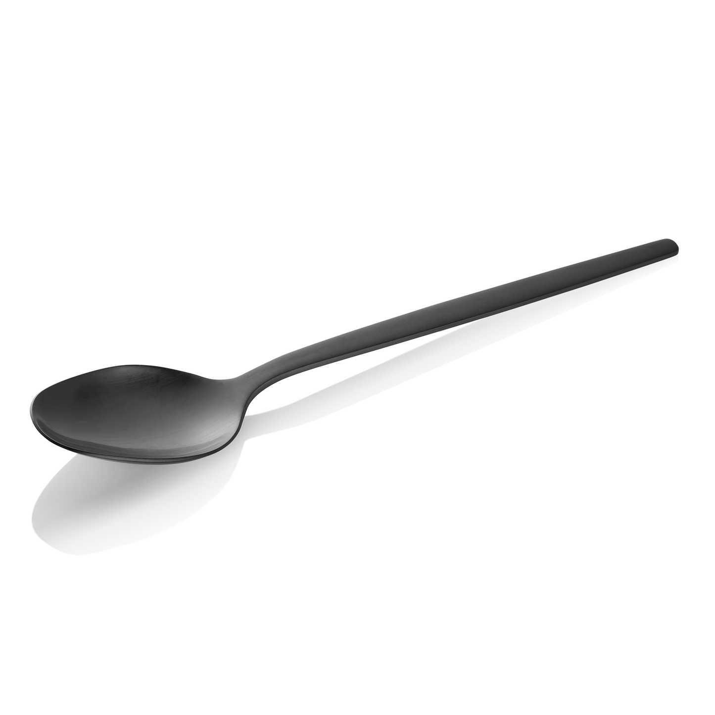 Menülöffel ALEX BLACK, mit schwarz, matte PVD Beschichtung, 21 cm, Set á 12 Stück, Chromnickelstahl 18/10