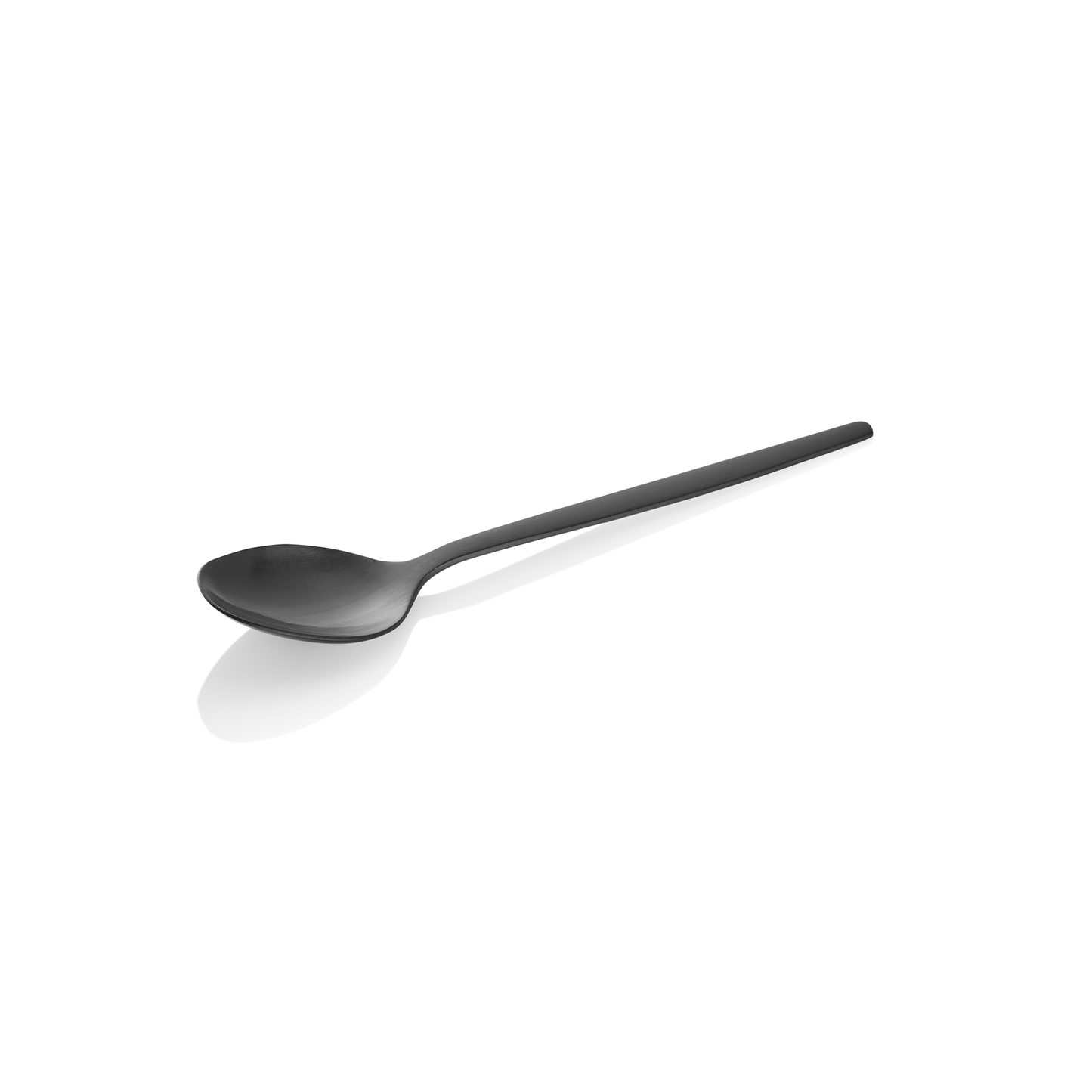 Kaffeelöffel ALEX BLACK, mit schwarz, matte PVD Beschichtung, 13,5 cm, Set á 12 Stück, Chromnickelstahl 18/10