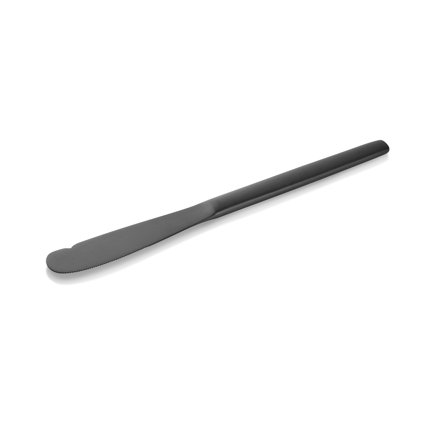 Buttermesser ALEX BLACK, mit schwarz, matte PVD Beschichtung, 18 cm, Set á 12 Stück, Chromnickelstahl 18/10