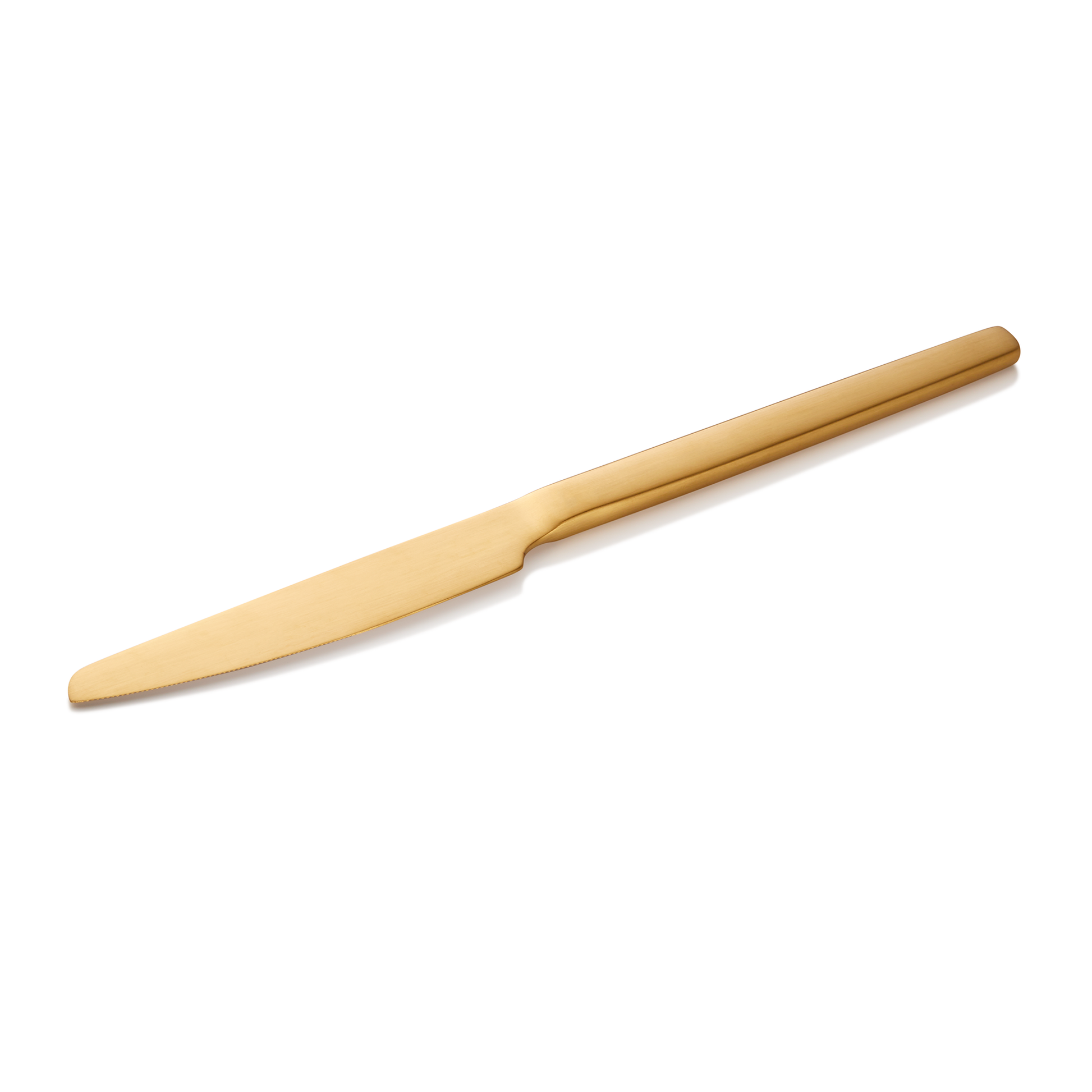 Menümesser ALEX GOLD, mit gold, matte PVD Beschichtung, 23 cm, Set á 12 Stück, Chromstahl 13/0 