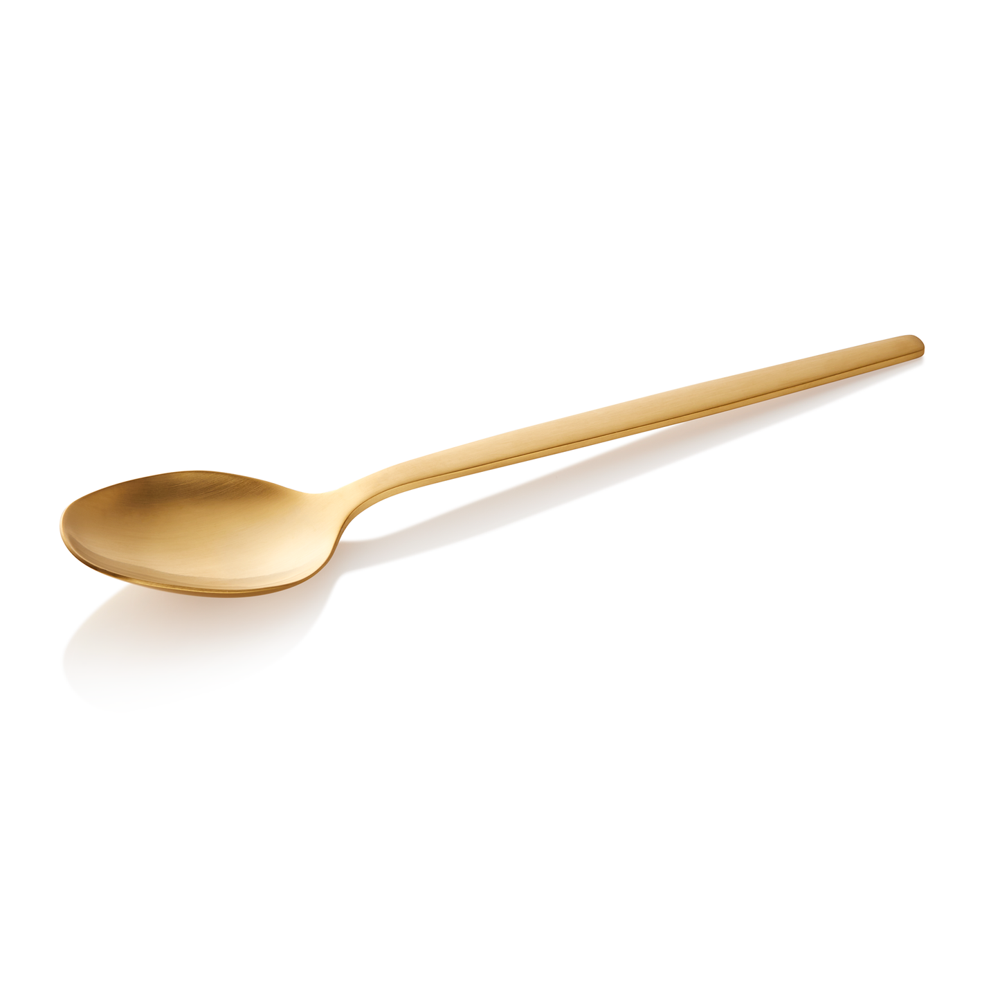 Menülöffel ALEX GOLD, mit gold, matte PVD Beschichtung, 21 cm, Set á 12 Stück, Chromnickelstahl 18/10