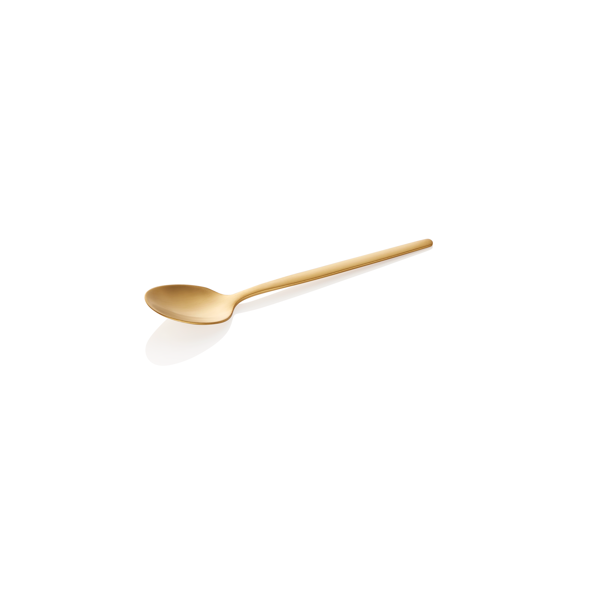 Espressolöffel ALEX GOLD, mit gold, matte PVD Beschichtung, 11 cm, Set á 12 Stück, Chromnickelstahl 18/10