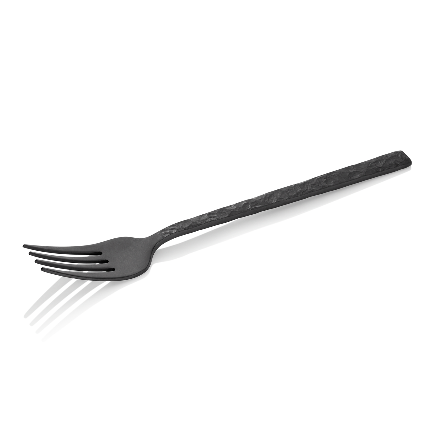 Menügabel SLATE, 20 cm, mit schwarzer PVD Beschichtung, Oberfläche in Schiefer-Optik, Set á 12 Stück, Chromnickelstahl 18/10
