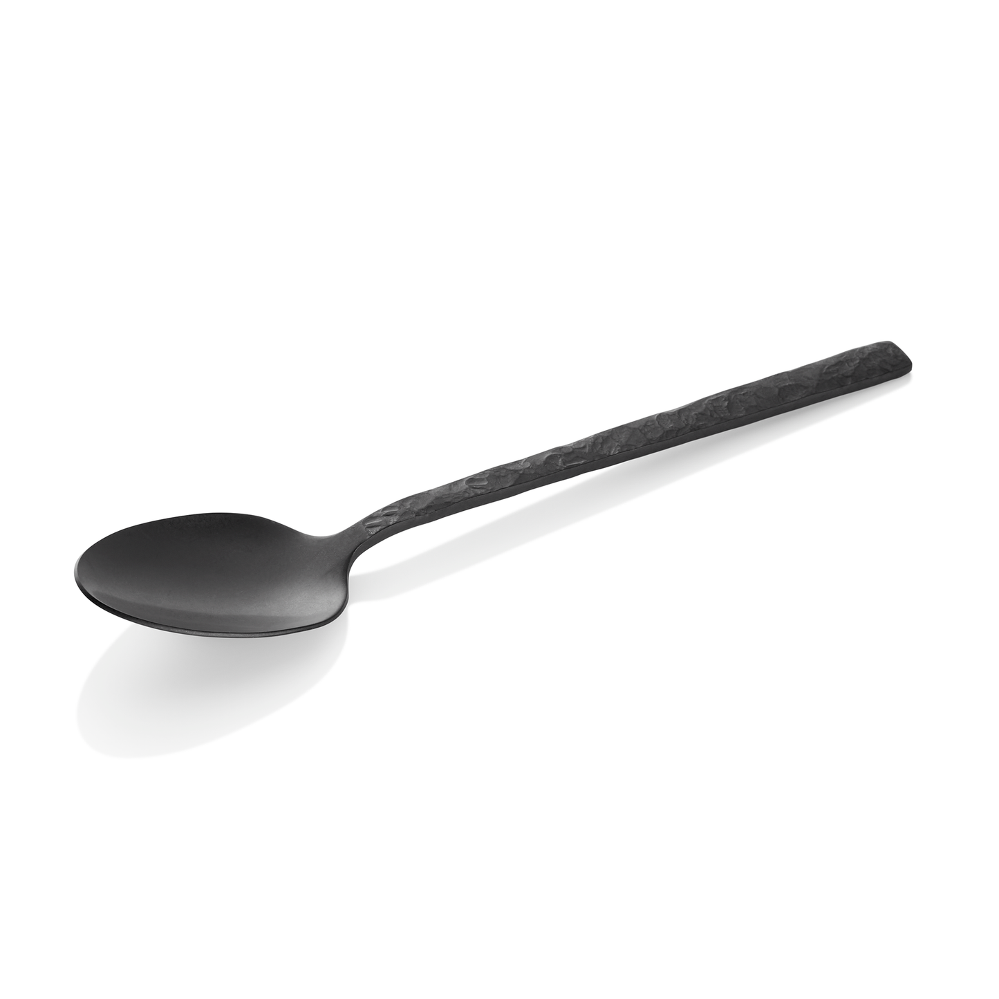Menülöffel SLATE, 20 cm, mit schwarzer PVD Beschichtung, Oberfläche in Schiefer-Optik, Set á 12 Stück, Chromnickelstahl 18/10