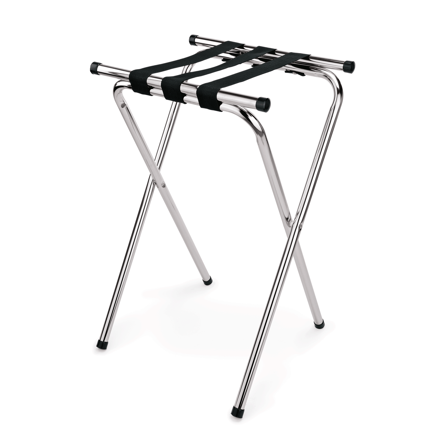 Tablettablage, 39 x 46,5 x 82 cm, verchromt, Nylon 