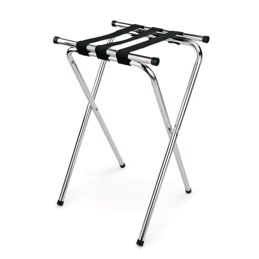 Tablettablage, 39 x 46,5 x 82 cm, verchromt, Nylon 