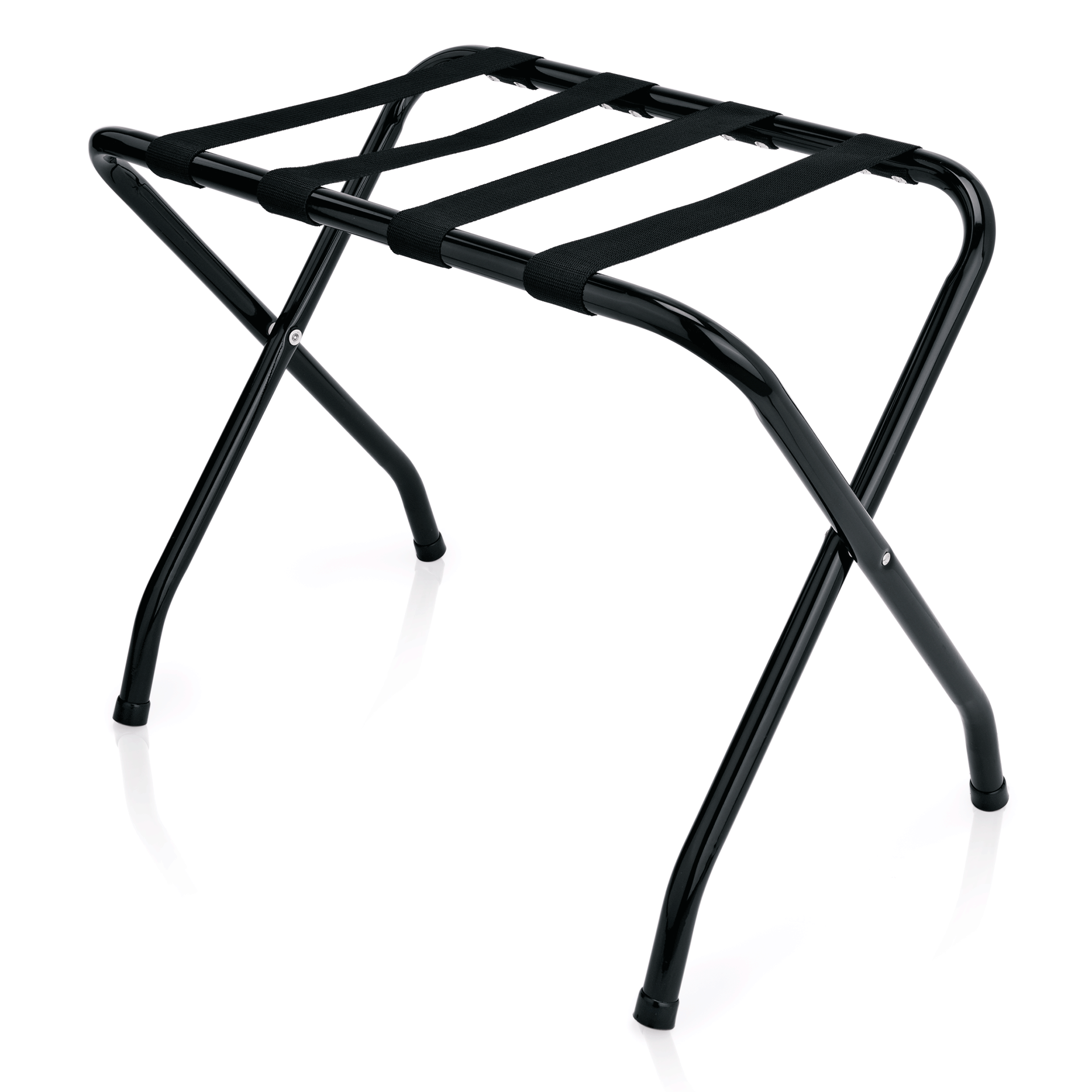 Gepäckablage, 65 x 40,5 x 54 cm, black, pulverbeschichtet, Stahl, Nylon 