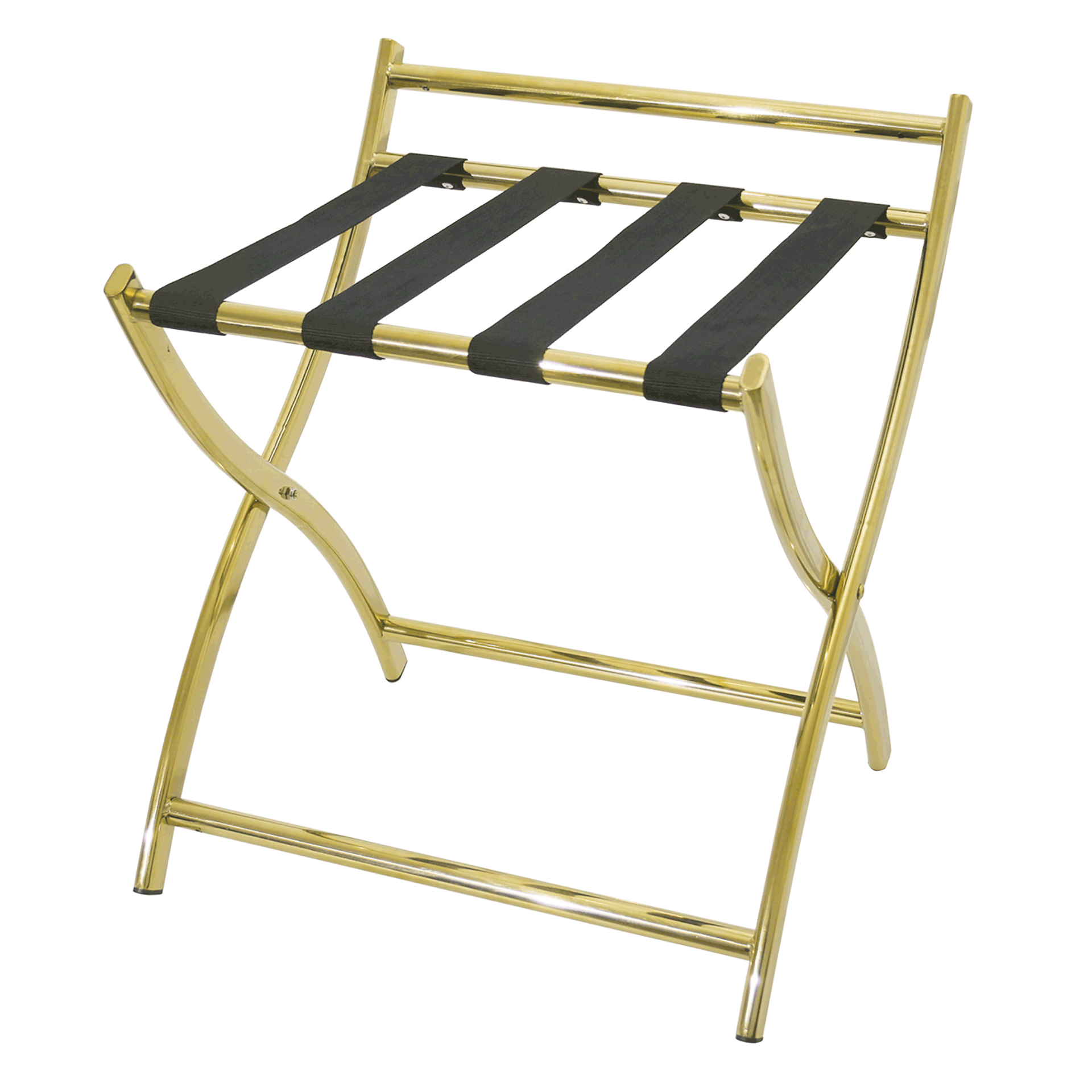 Gepäckablage mit Wandschutz, 50 x 48 x 54 cm, goldfarben, Chromnickelstahl 