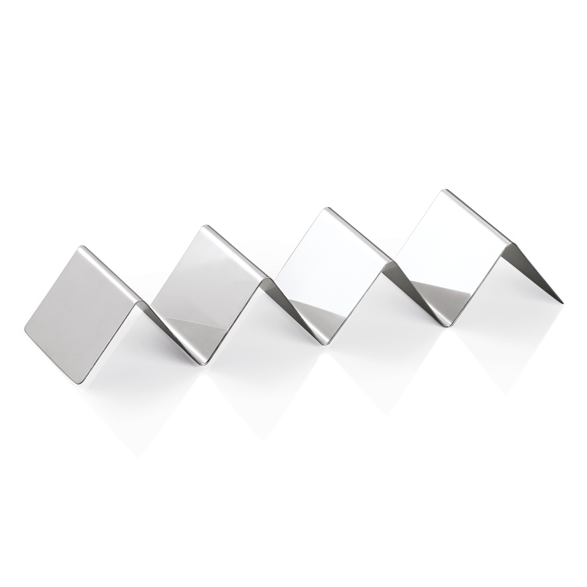 Snackpresenter mit 3 Ablagen, 28 x 8 x 4,5 cm, Chromnickelstahl 