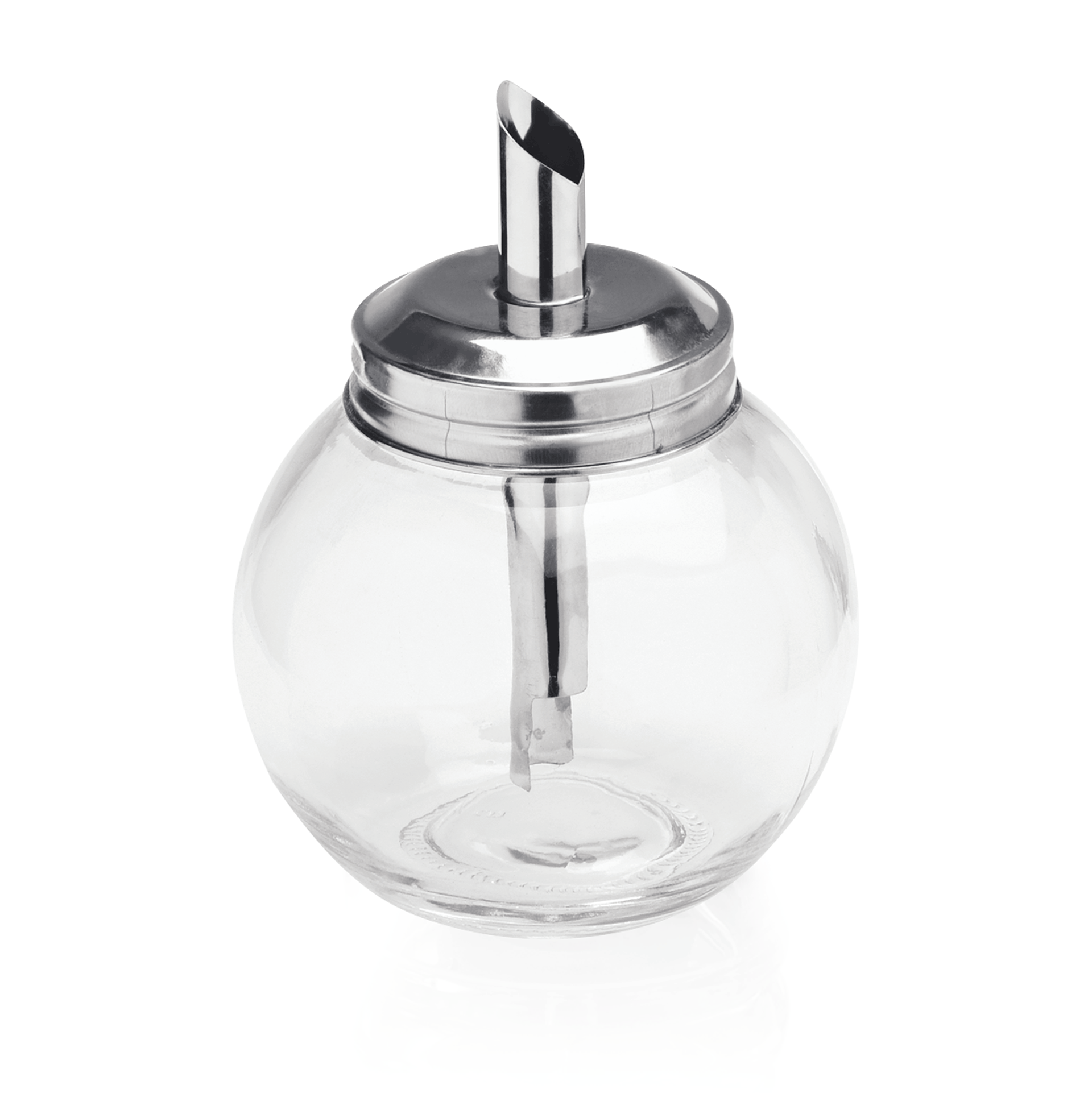 Zuckerspender Set, 260 ml, Ø 8,5 cm, Set á 6 Stück, Edelstahl, Glas 
