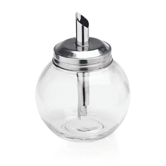 Zuckerspender Set, 260 ml, Ø 8,5 cm, Set á 6 Stück, Edelstahl, Glas 