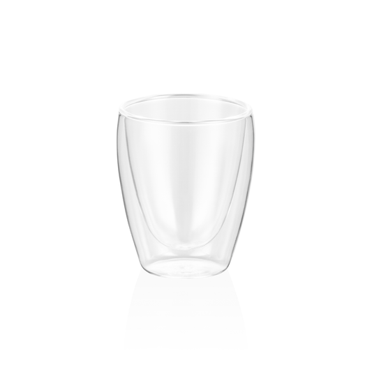 Cappuccino Set LOUNGE, 230 ml, Ø 8 cm, Set á 2 Stück, Borosilikatglas 