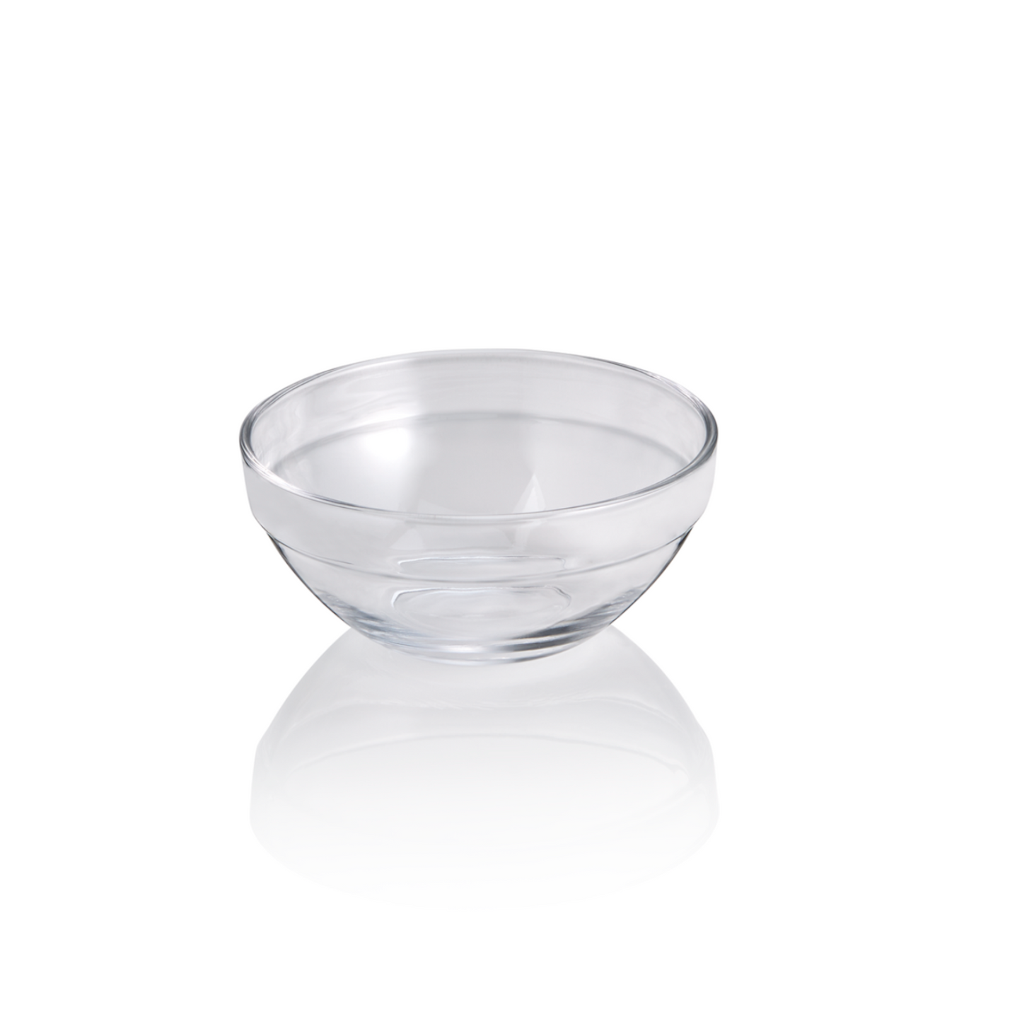 Schüsse Set, Ø 17 cm, Höhe 8 cm, Set á 3 Stück, gehärtetes Glas 