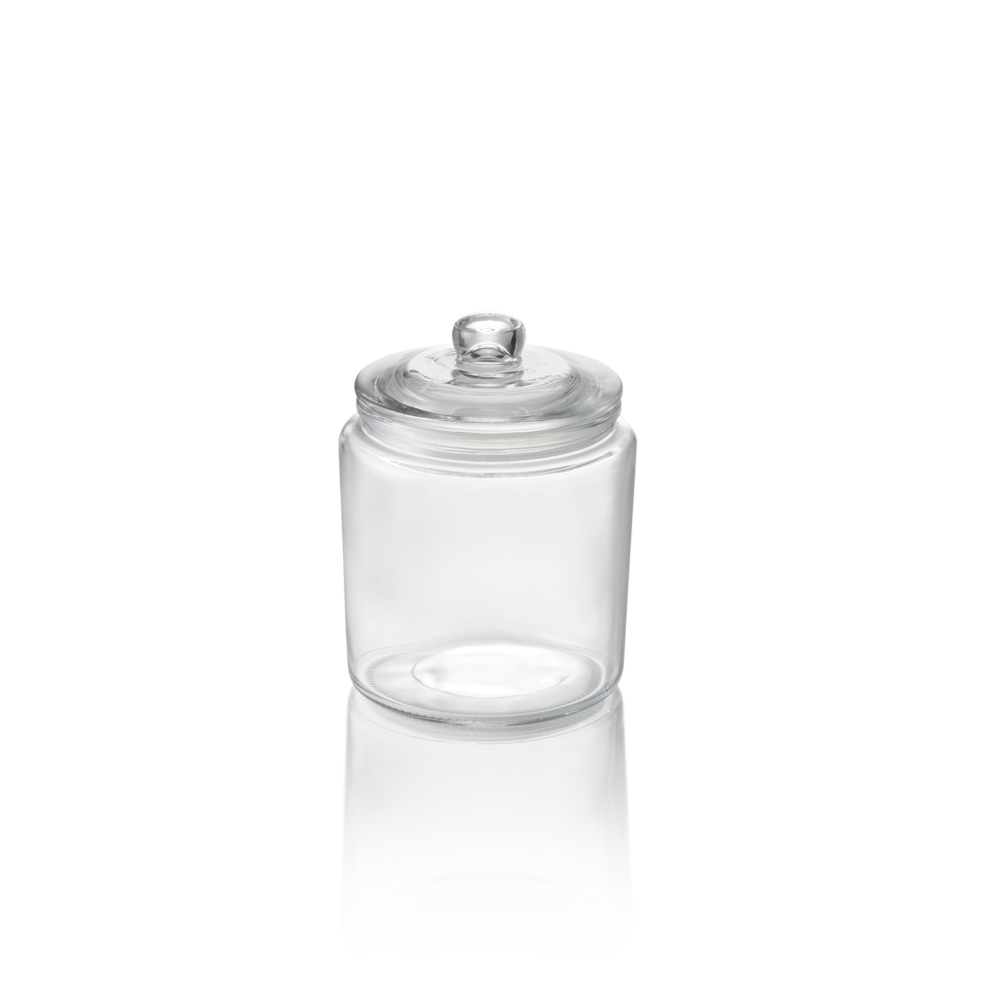 Vorratsglas, 1 ltr., Ø 12 cm, Höhe 15 cm, Glas, Polyethylen 