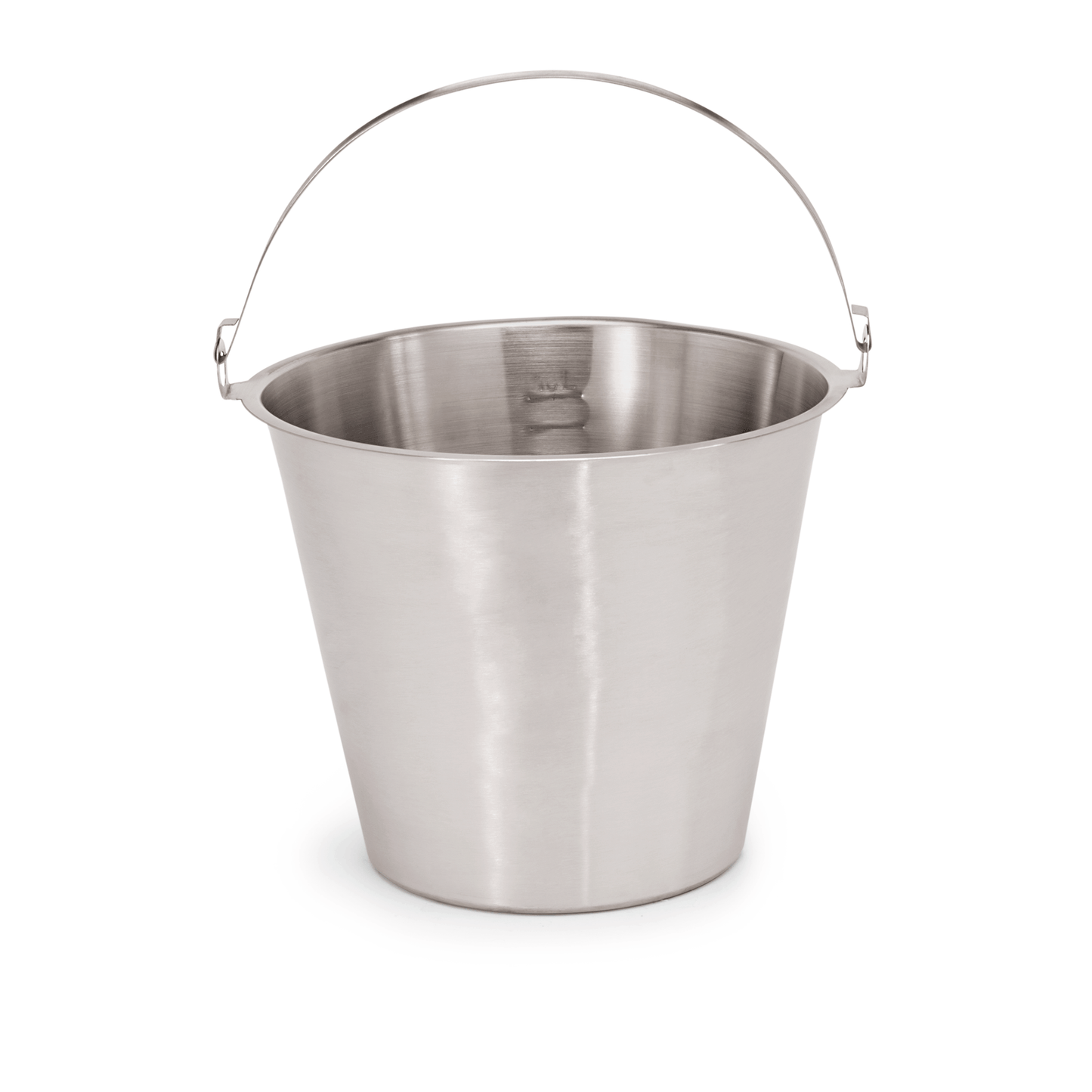 Eimer, Ø 33 cm, 15 ltr., mit Skalierung, Chromnickelstahl 