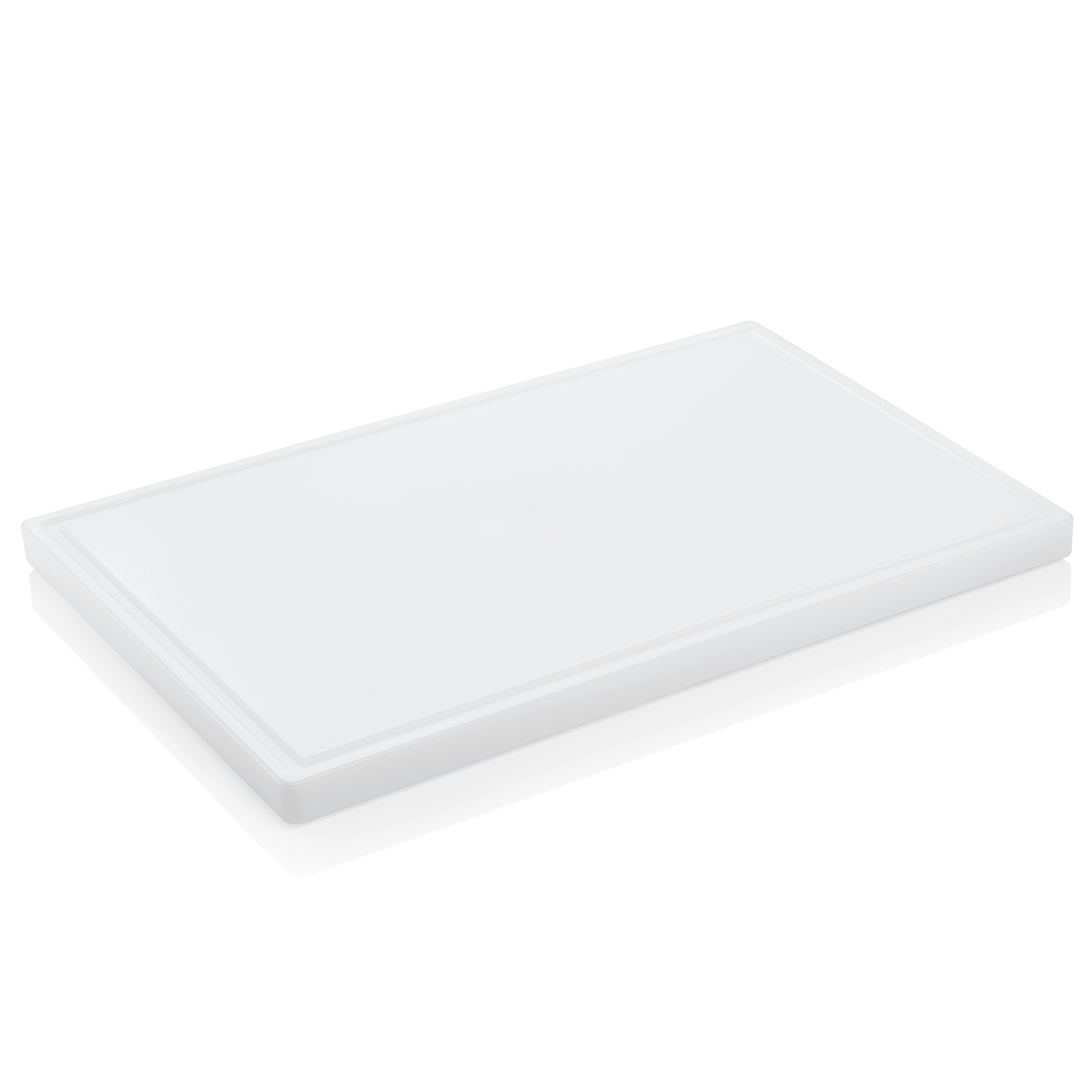 Schneidbrett mit Saftrille, 60 x 40 x 3 cm, Polyethylen 