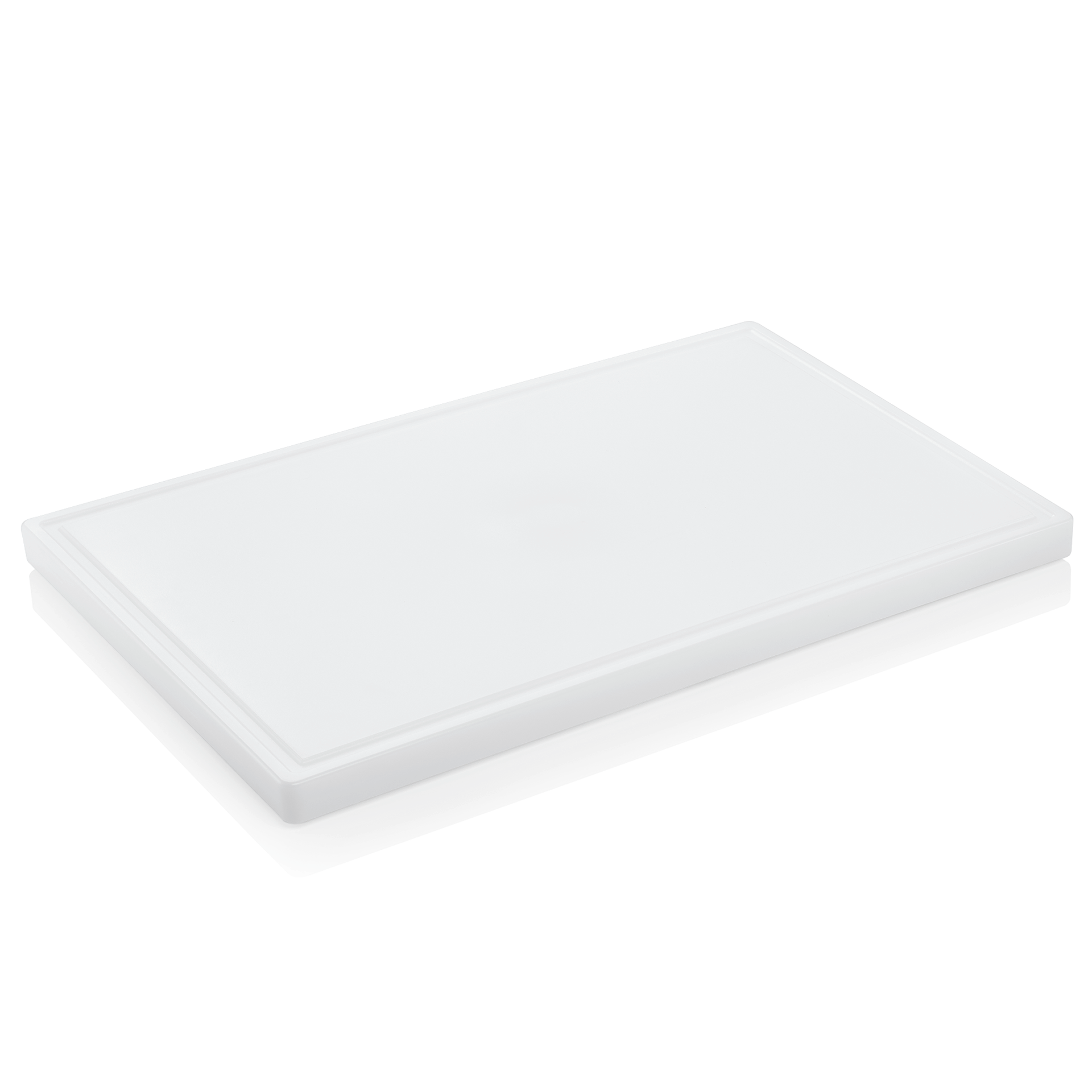Schneidbrett mit Saftrille, 60 x 40 x 3 cm, Polyethylen 