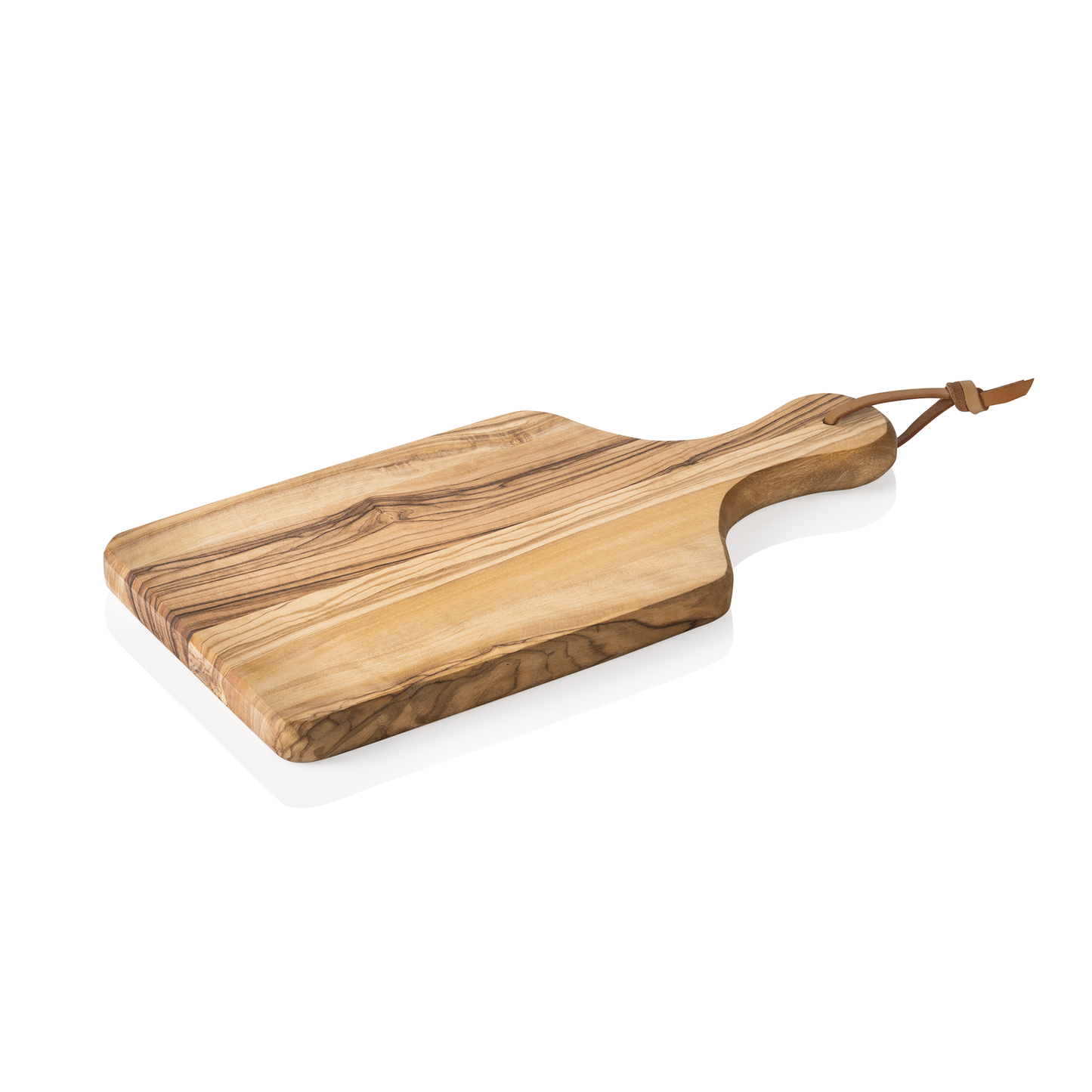 Servierbrett mit Griff PURE OLIVE, 24 x 11 cm, Olivenholz  