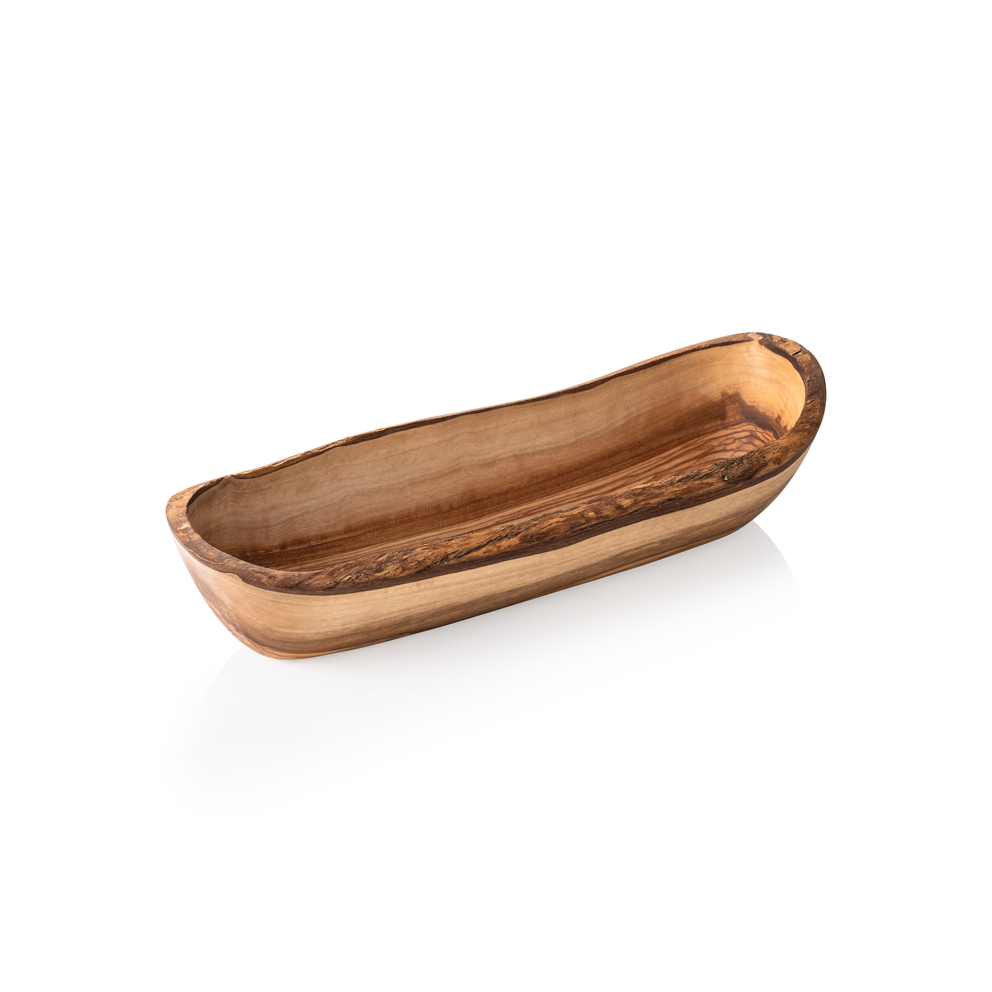 Schale PURE OLIVE, 26 x 8 x 8 cm, Olivenholz  