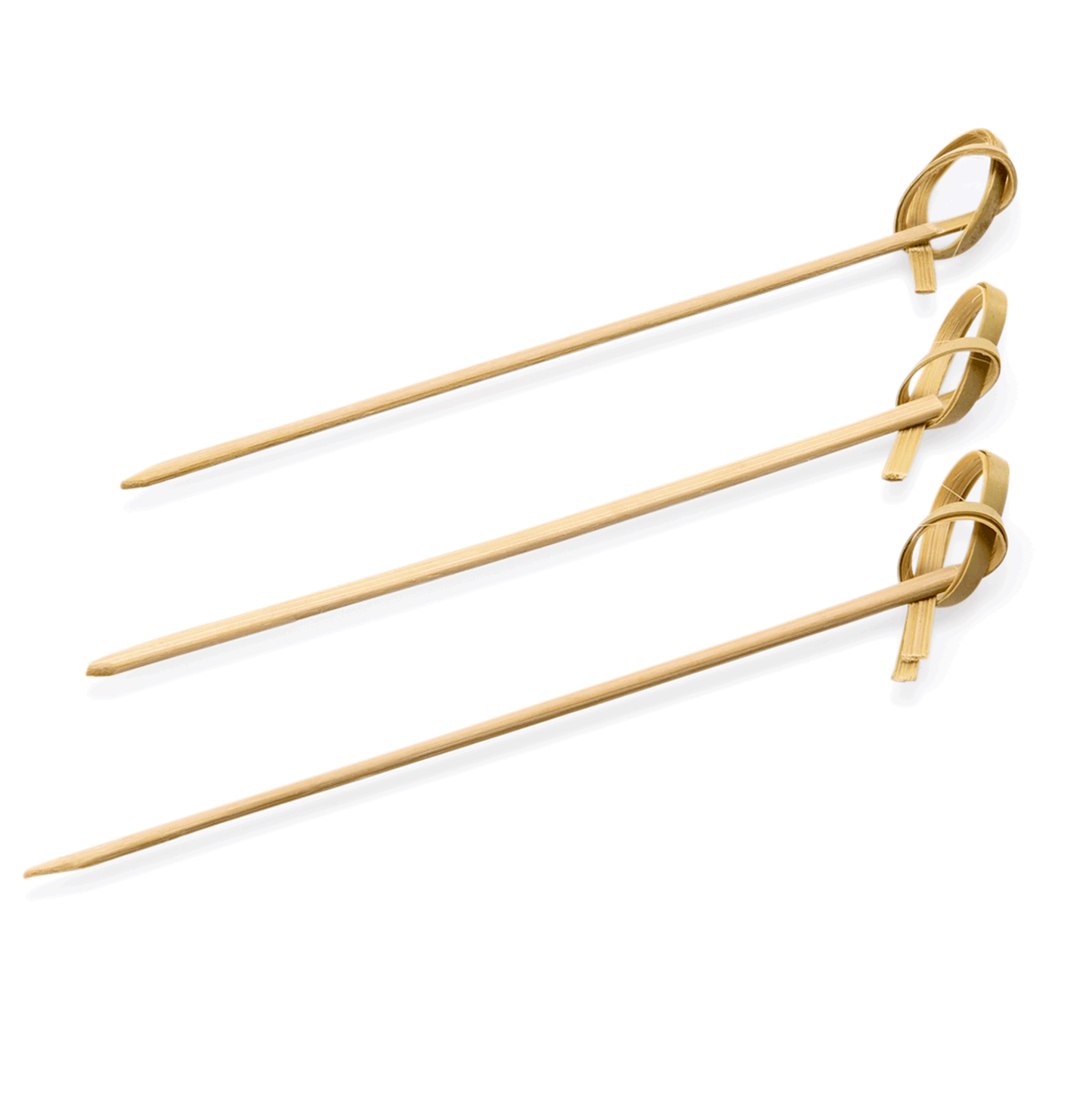 Picker Set, 11 cm, Set á 100 Stück, Bambus  