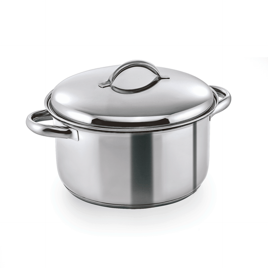 Fleischtopf mit Deckel Cookware 19, Ø 16 cm, 1,8 ltr., Chromnickelstahl 