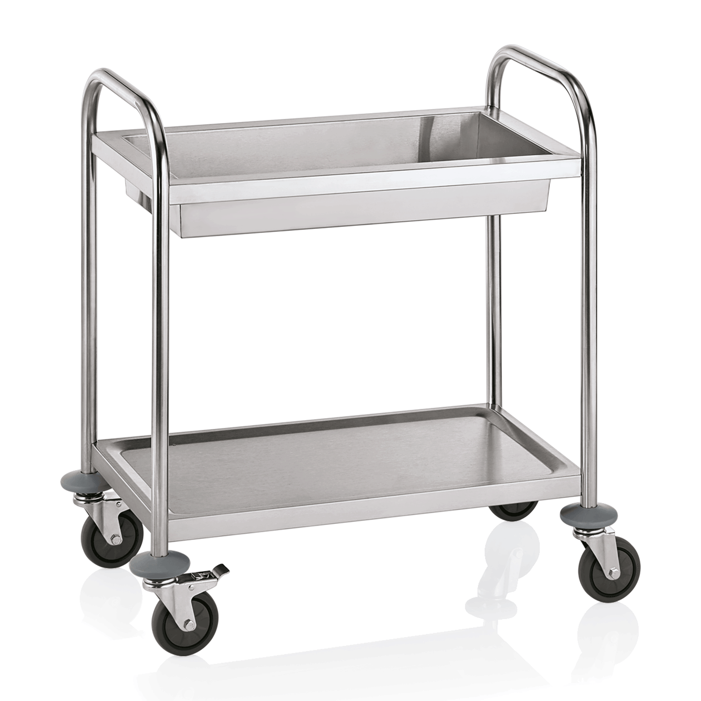 Abräumwagen, 70 x 47 x 81 cm, Edelstahl 
