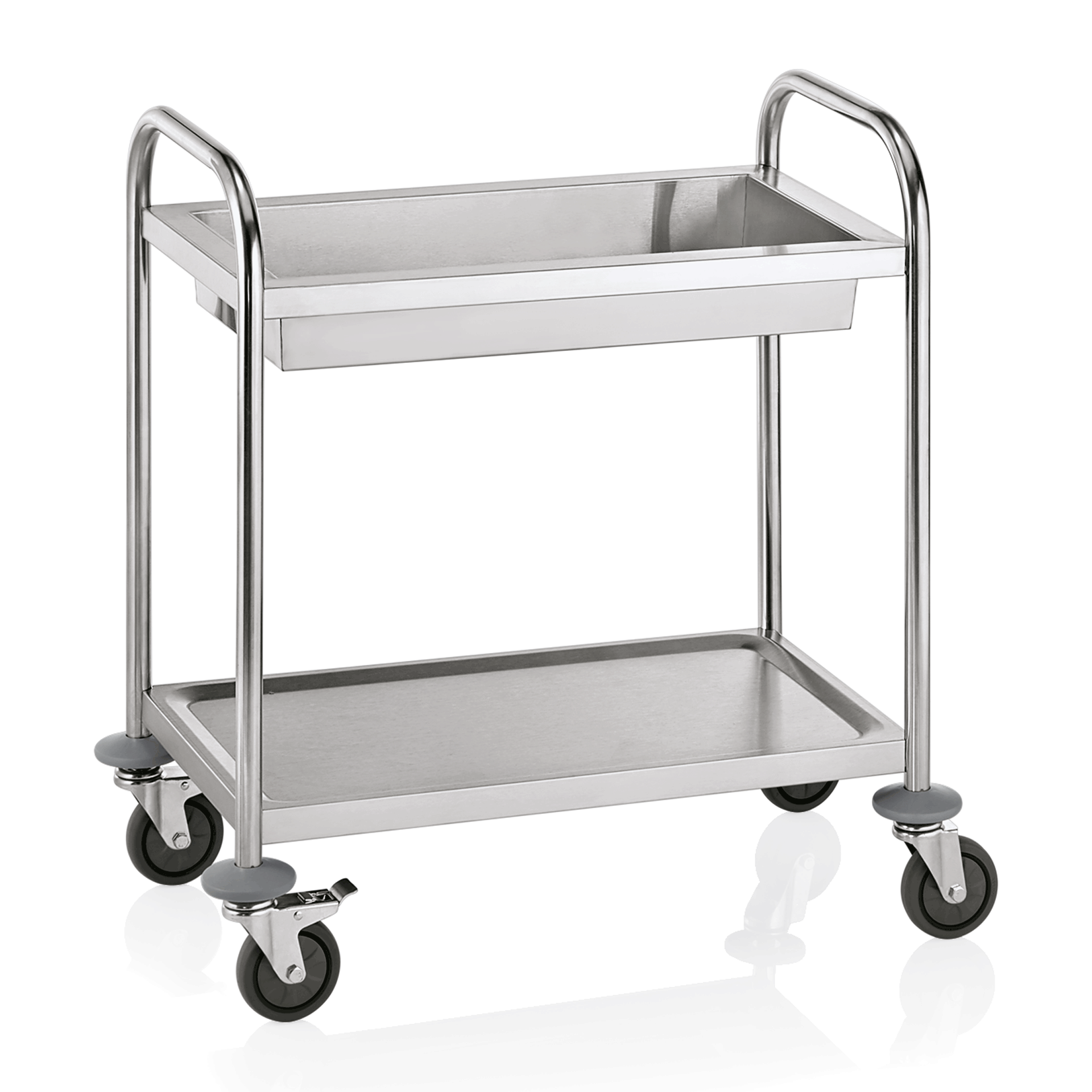 Abräumwagen, 70 x 47 x 81 cm, Edelstahl 