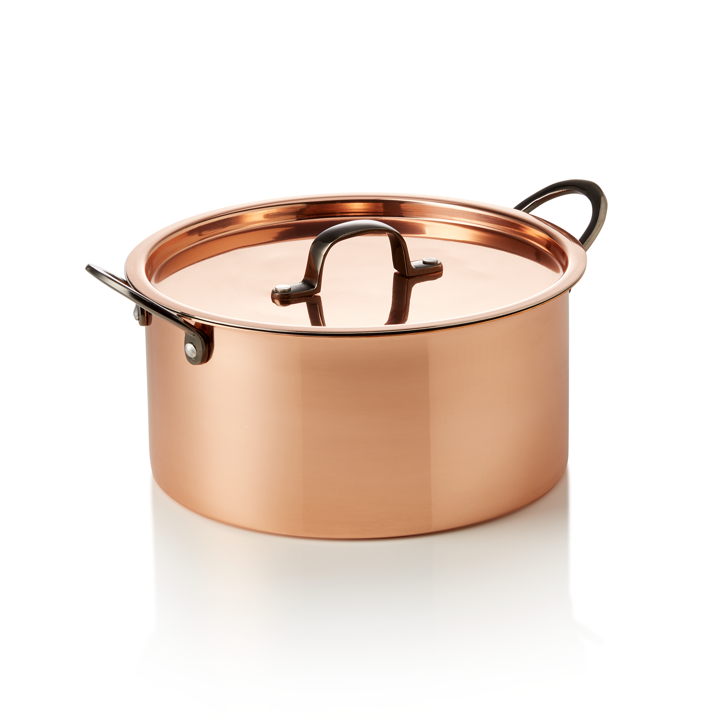 Serviertopf STEEL & STYLE RUBY, Ø 20 cm, 3 ltr., Kupfer, Messing, Chromnickelstahl 